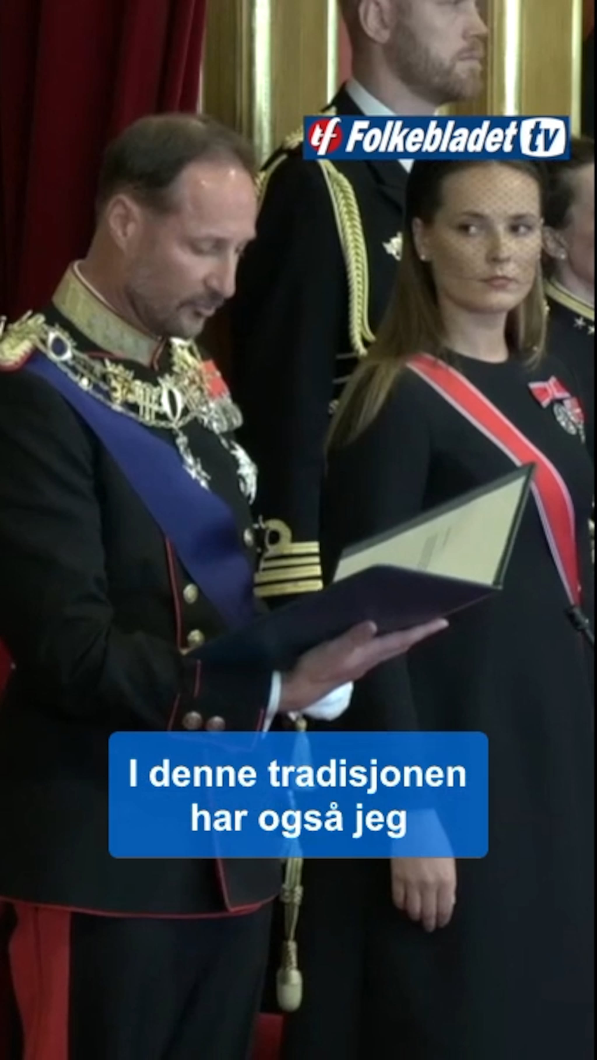 Ny konge har avlagt ed