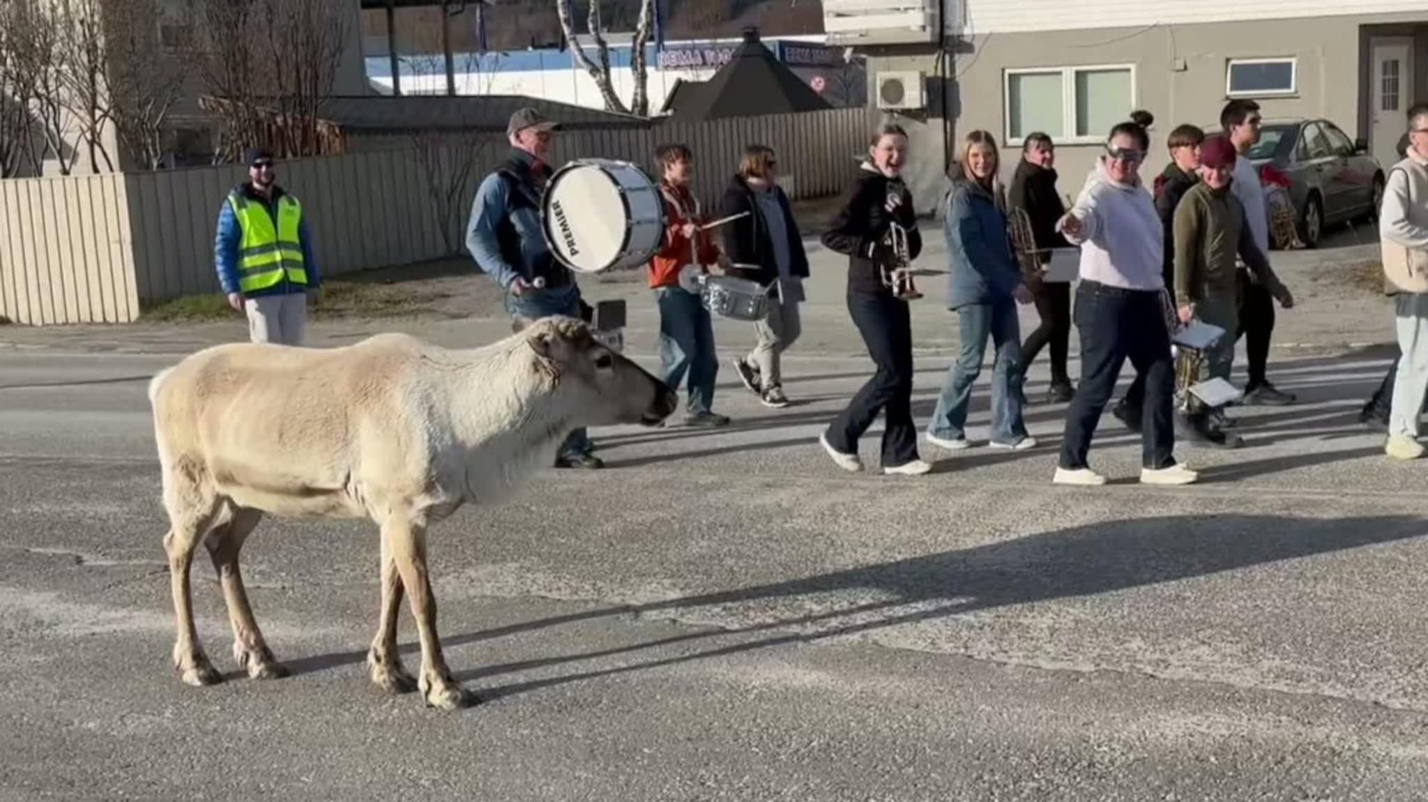 Uventet marsj med korpset