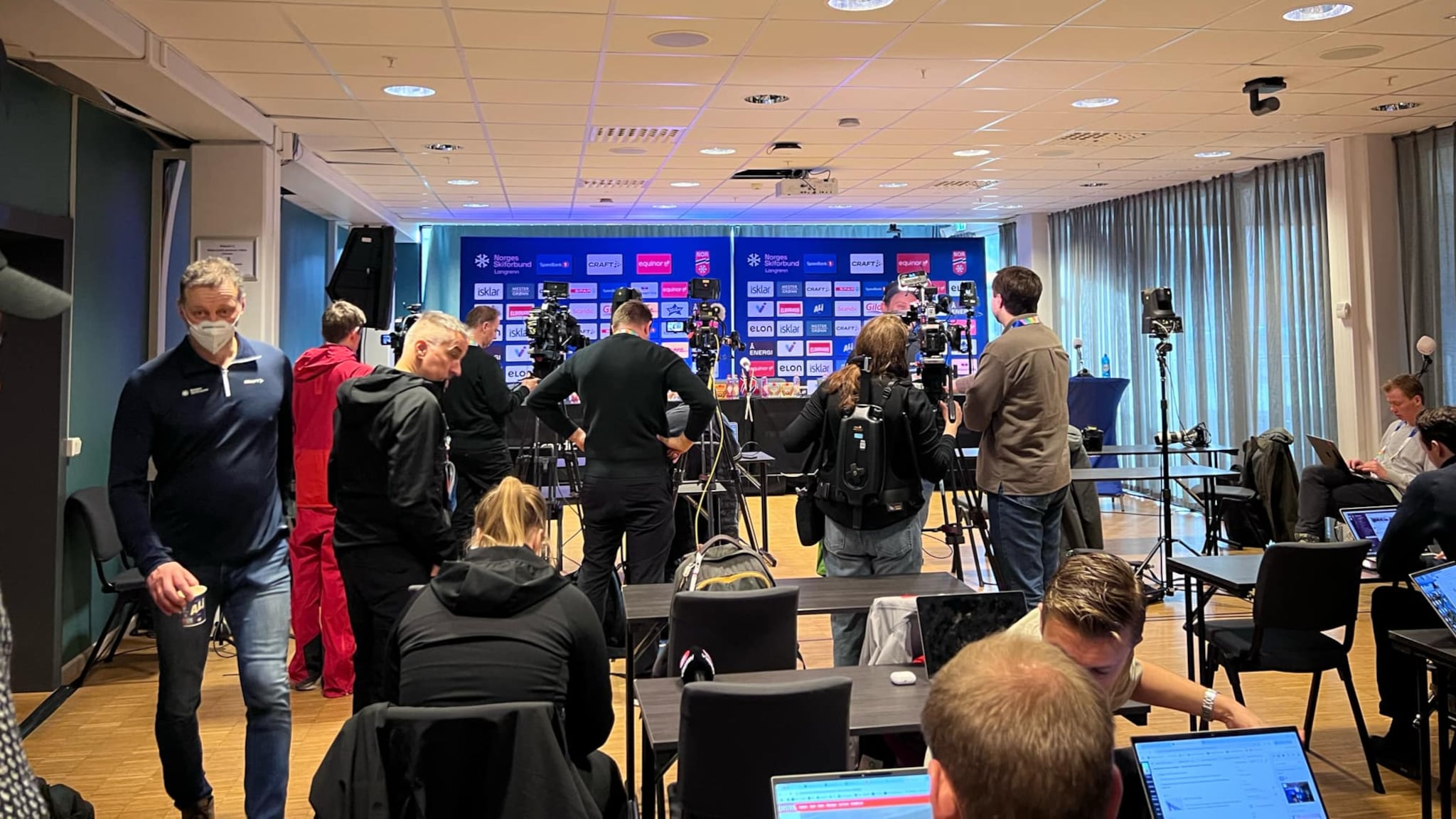 Møtte pressen foran mennenes 10 km