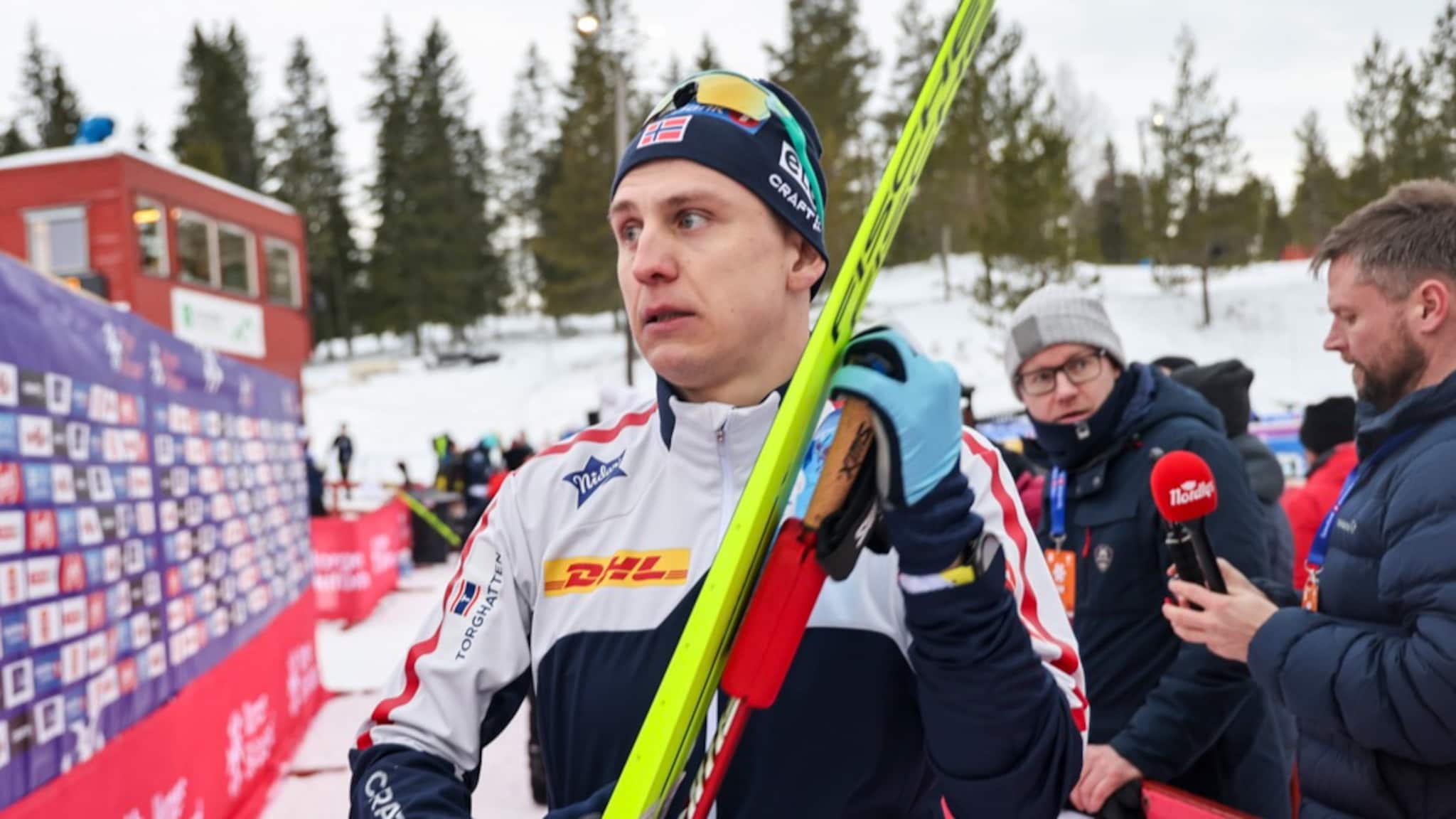 Møtte pressen om VM-sprinten