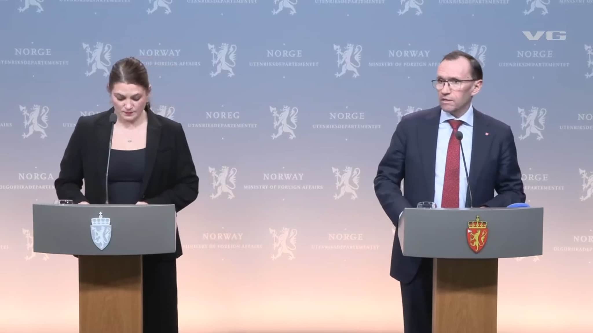 Møter pressen om EU-tollen