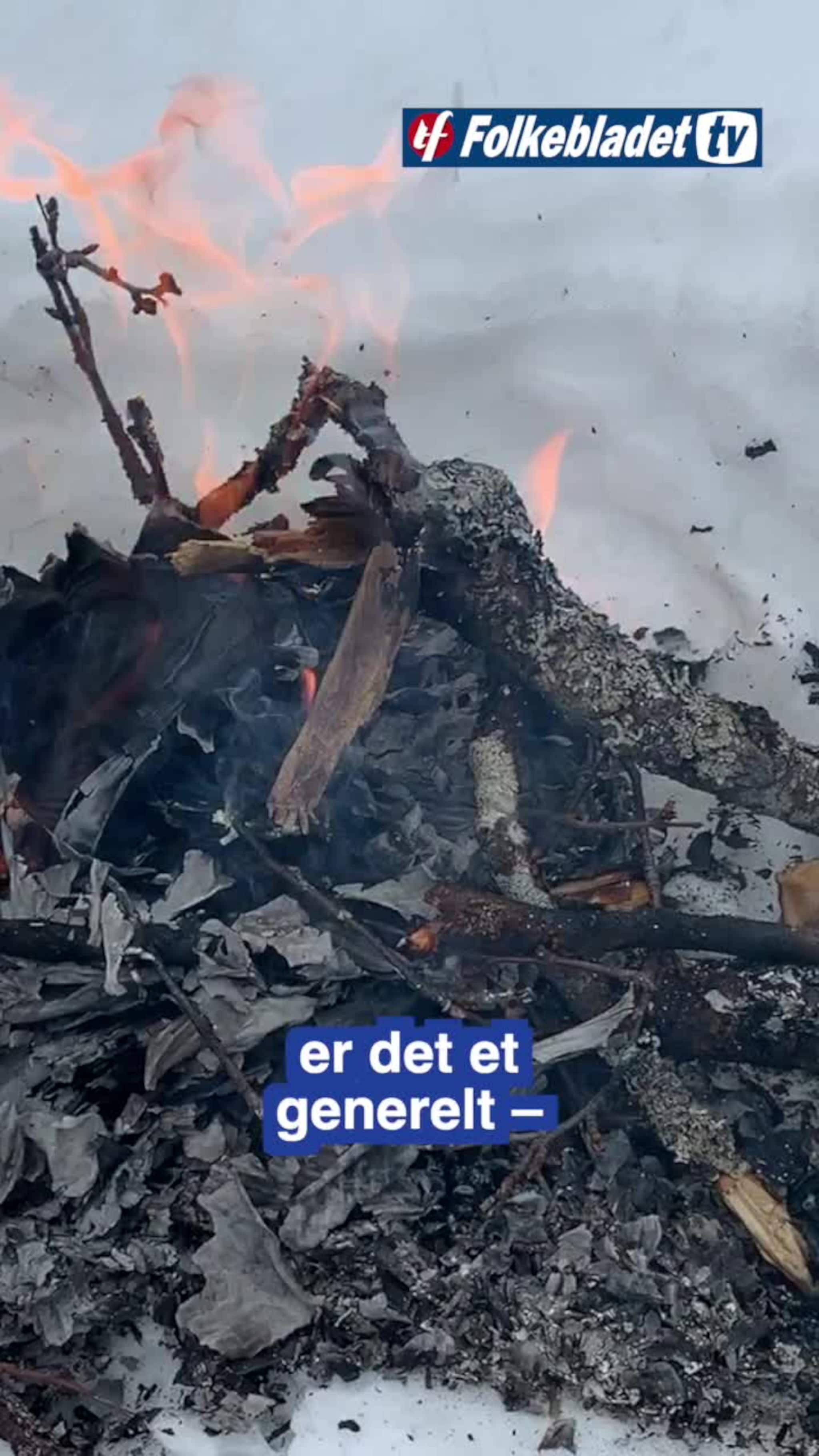 Fra i dag er det bålforbud