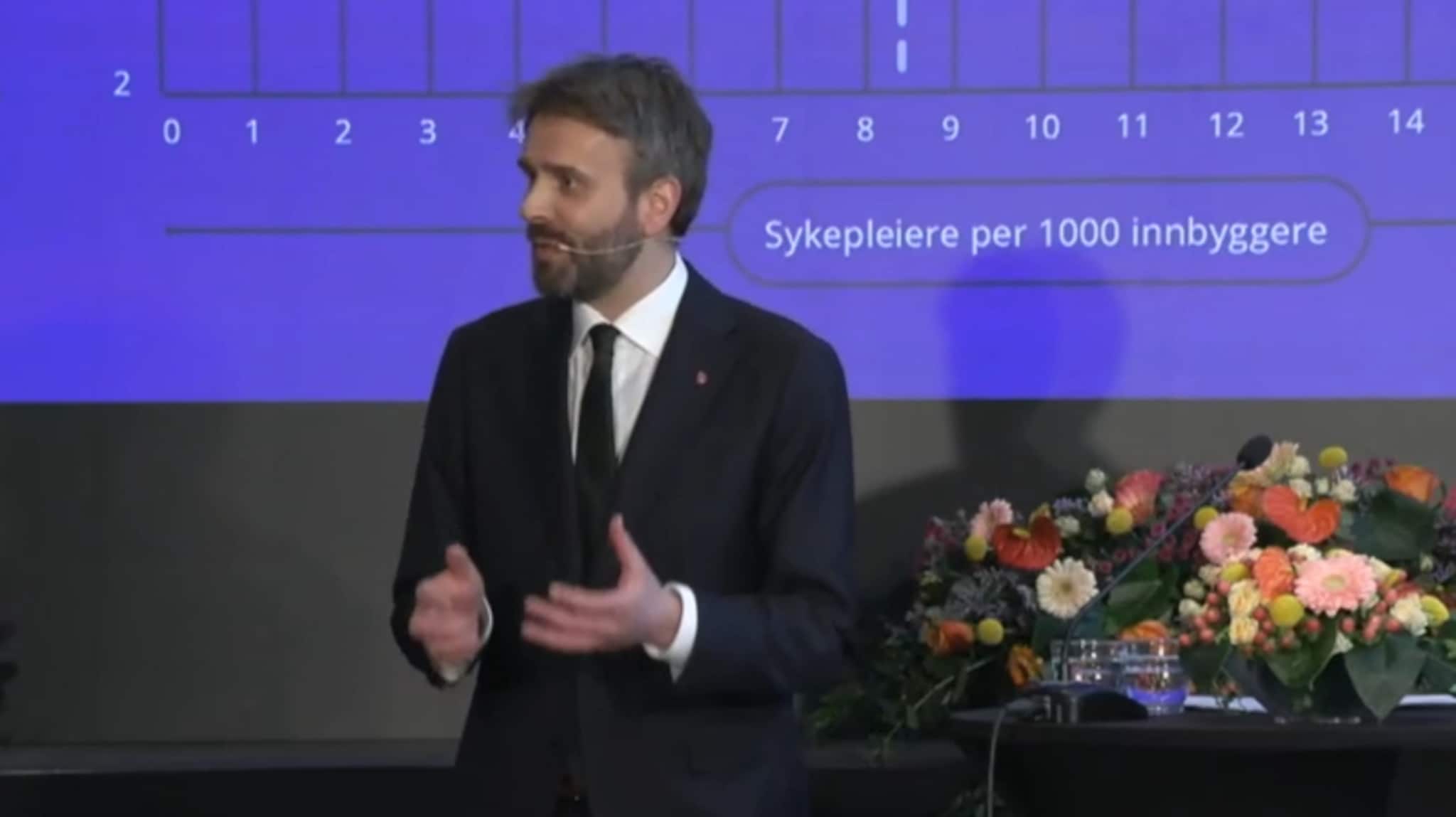 Helseministeren holder helsetalen