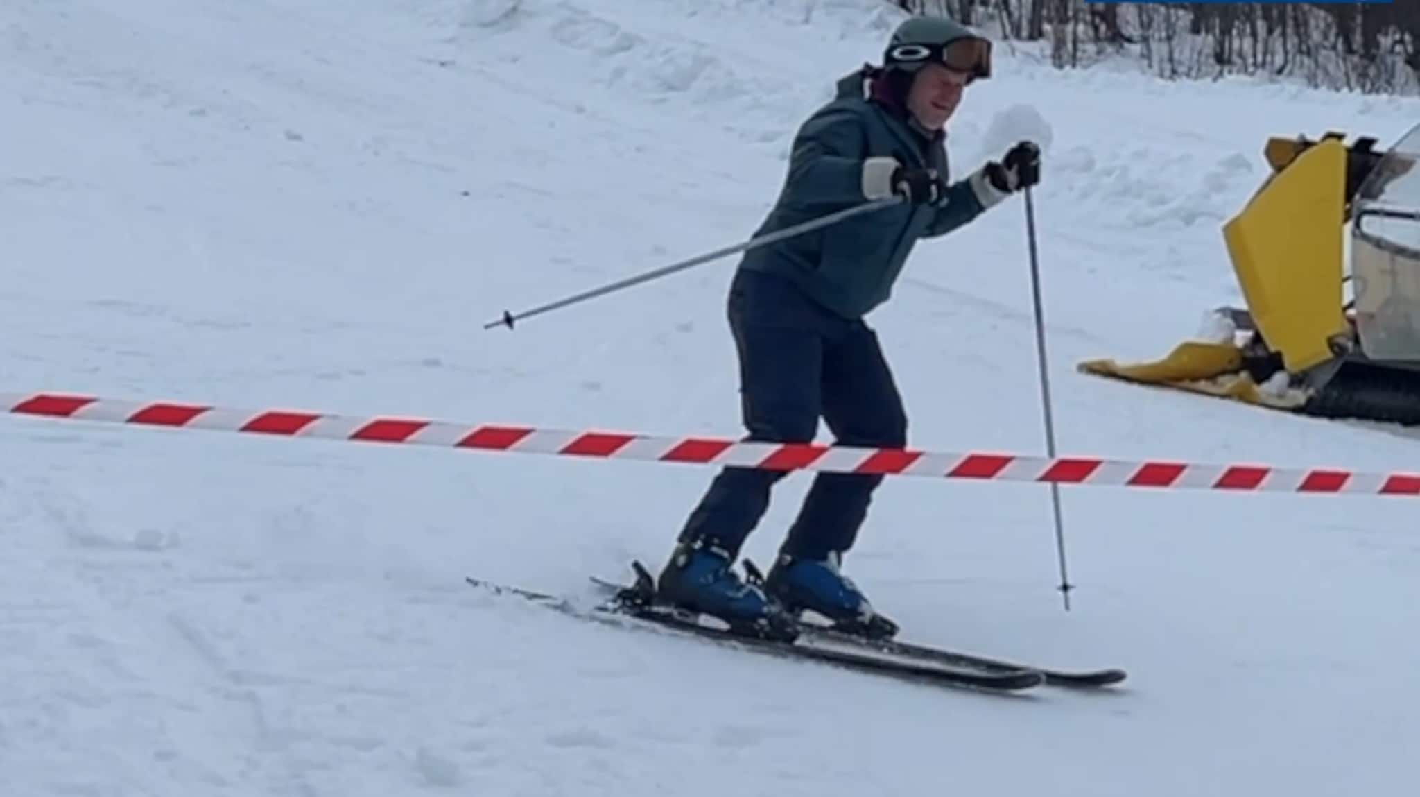 Glade fjes da bakken åpnet