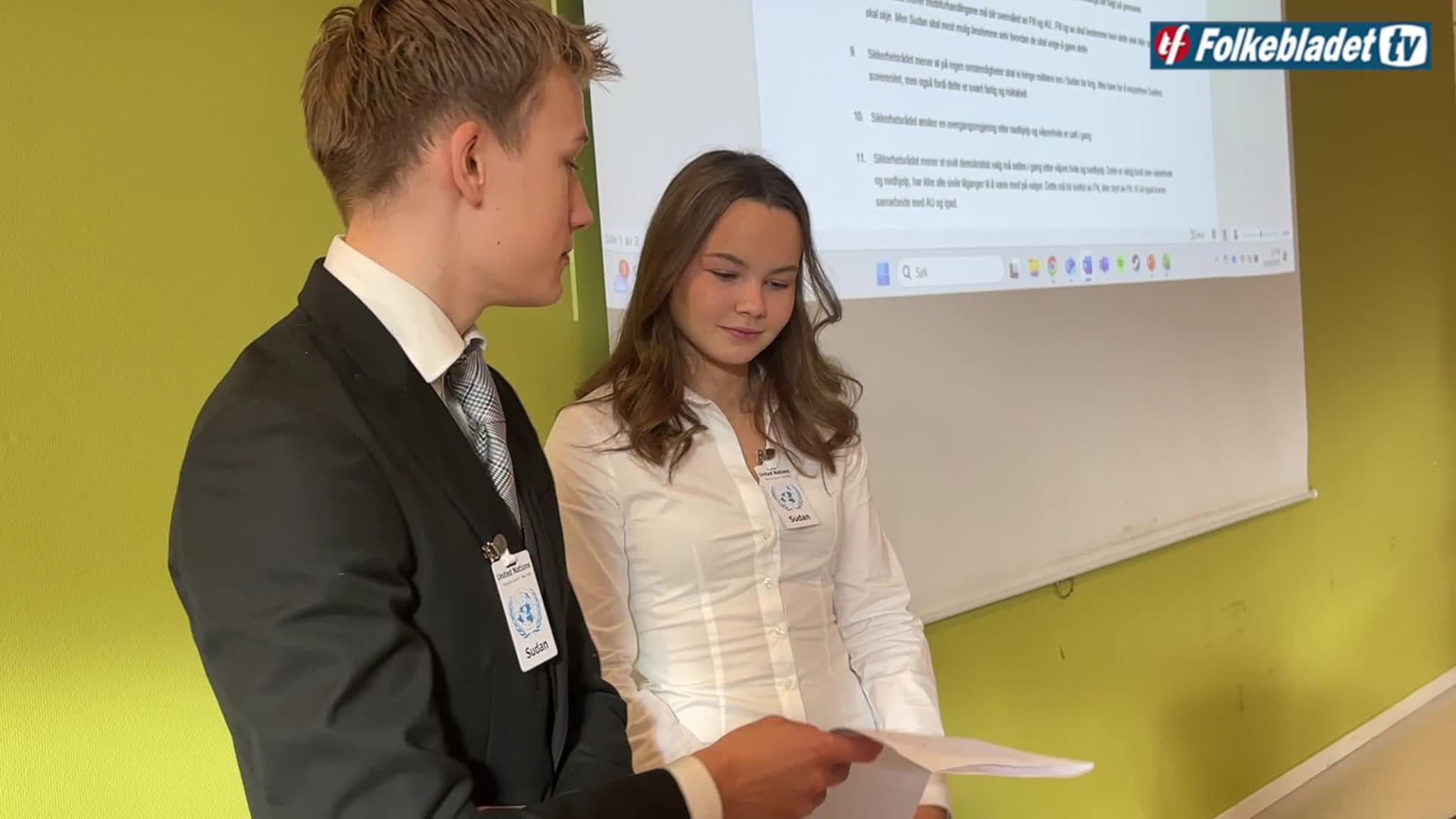 Her fikk 10-klassingene brynt seg på en helt spesiell oppgave