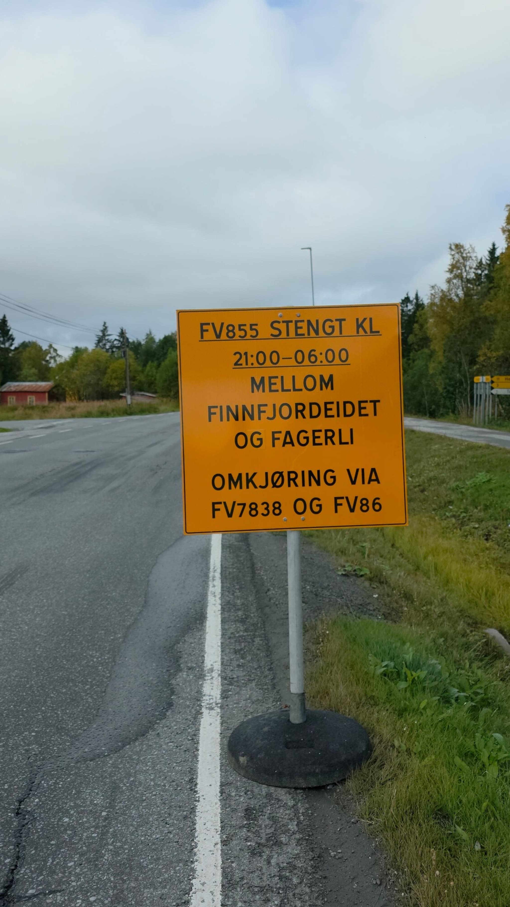 Denne veien stenges nesten hver kveld