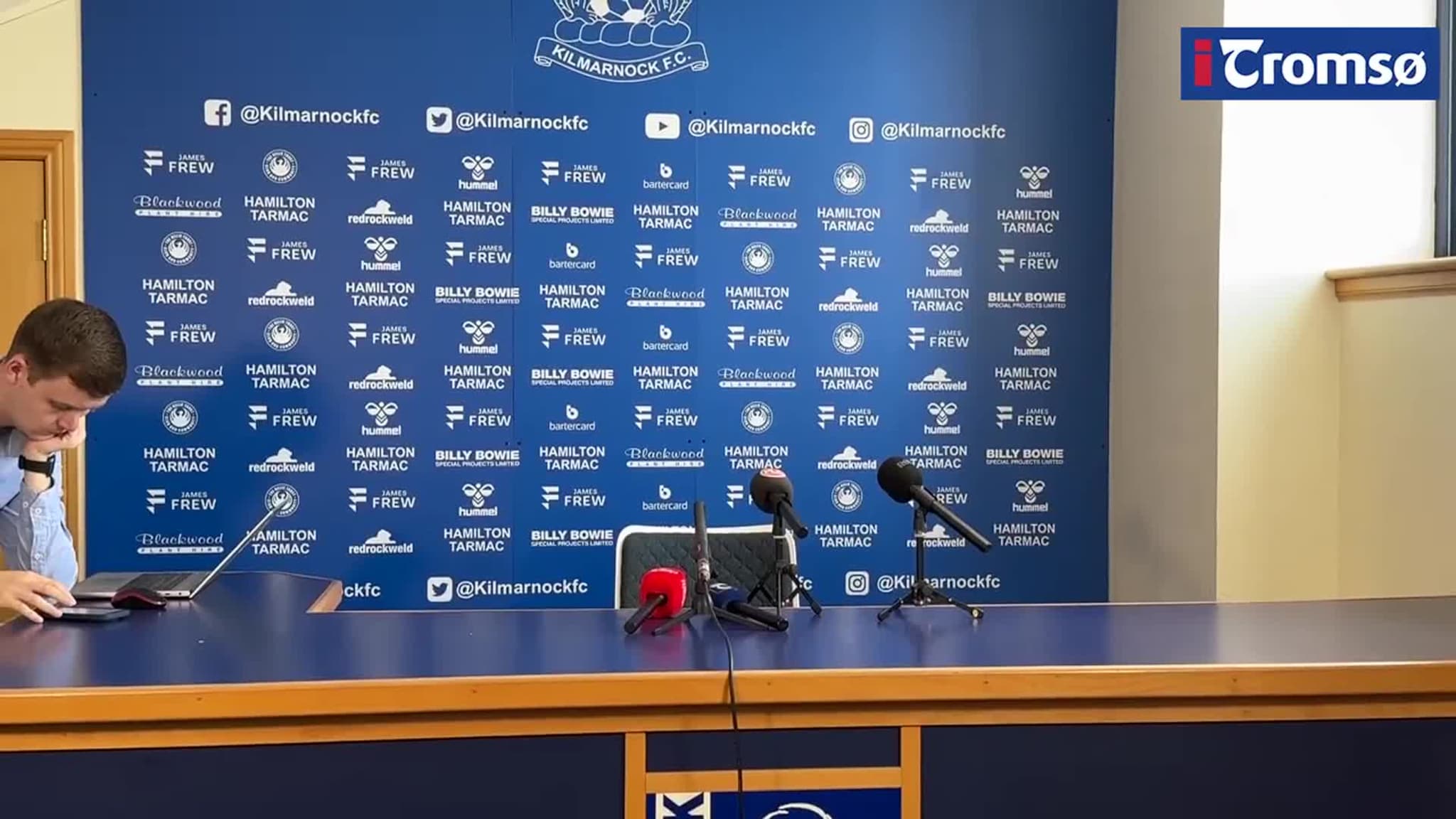 Opptak: Pressekonferanse før Kilmarnock-TIL
