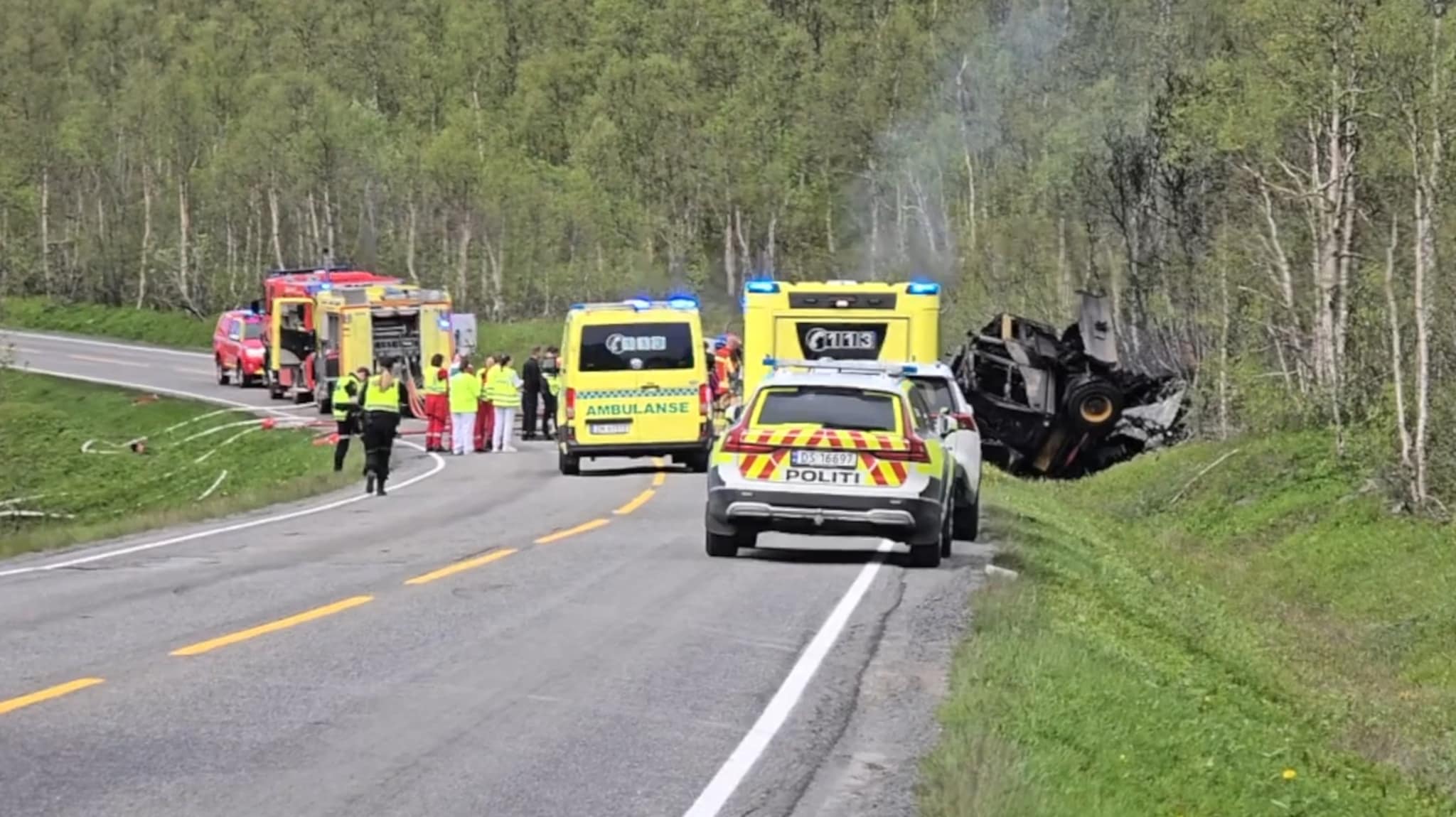 Lange køer etter dødsulykke på E6