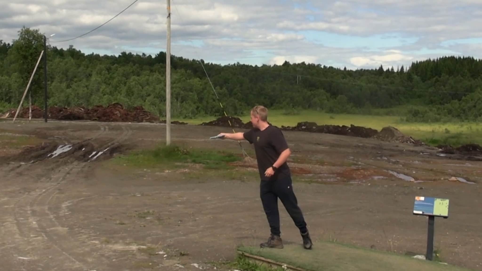 Frisbeegolf-feberen har truffet Silsandmarka
