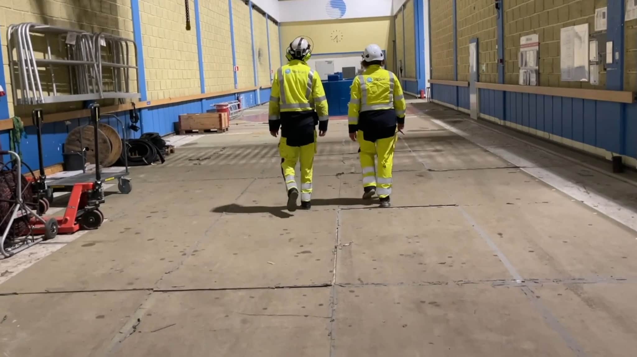Det var en liten by med egen lysløype