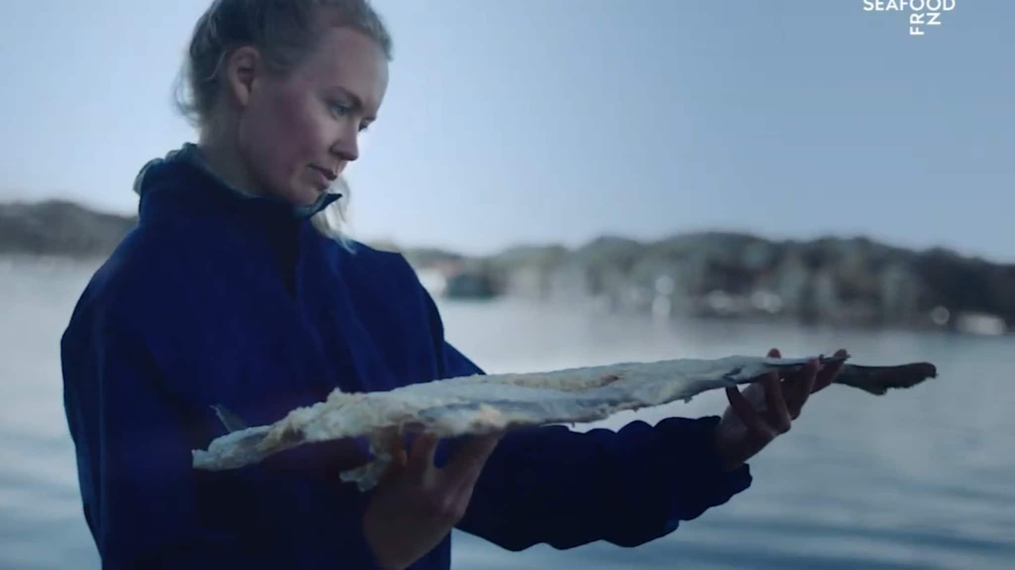 Senjakvinne i reklamekampanje med Braut Haaland
