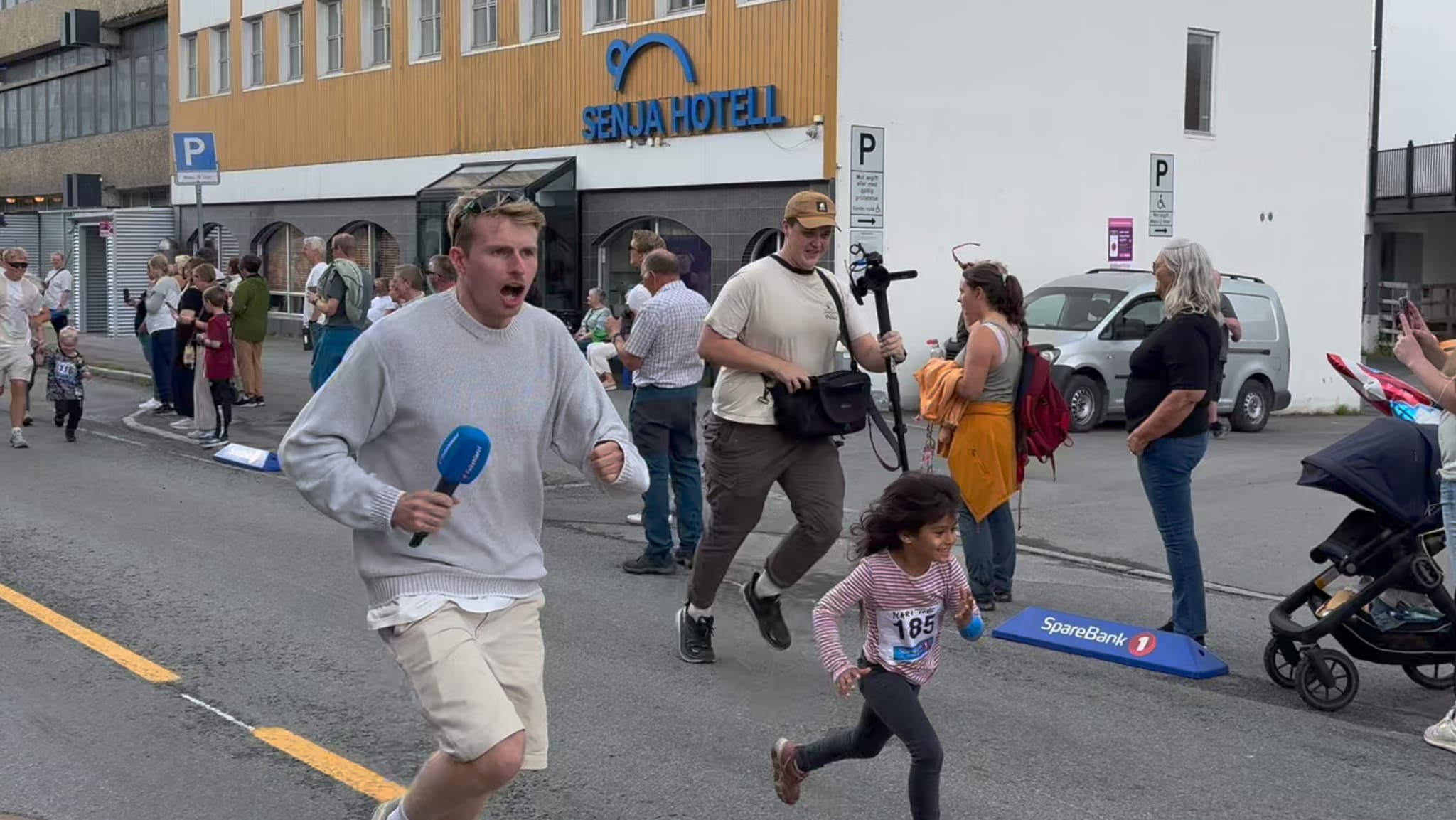 Her løper reporteren i Barneløpet