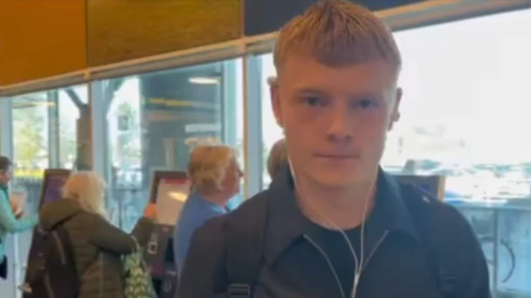 Her er Runar på vei til Danmark