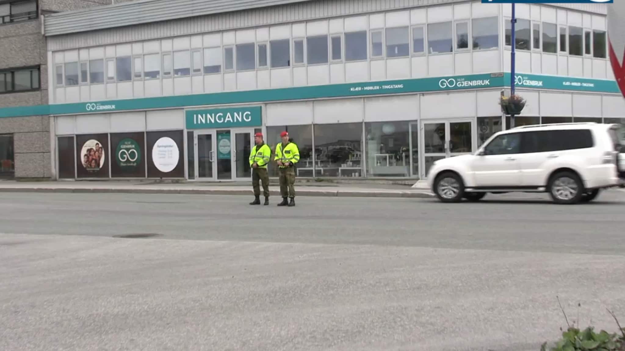 Militærpolitiet i aksjon på Finnsnes