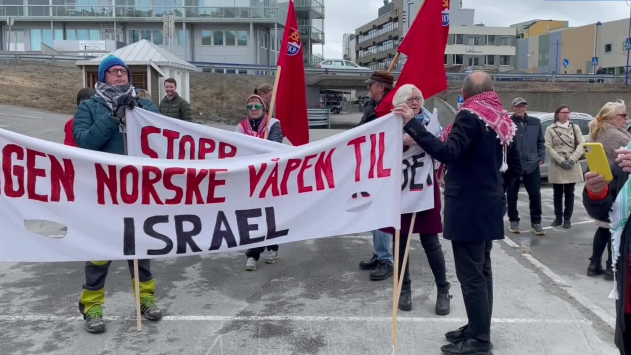 Slik var 1. maitoget og parolene på Finnsnes