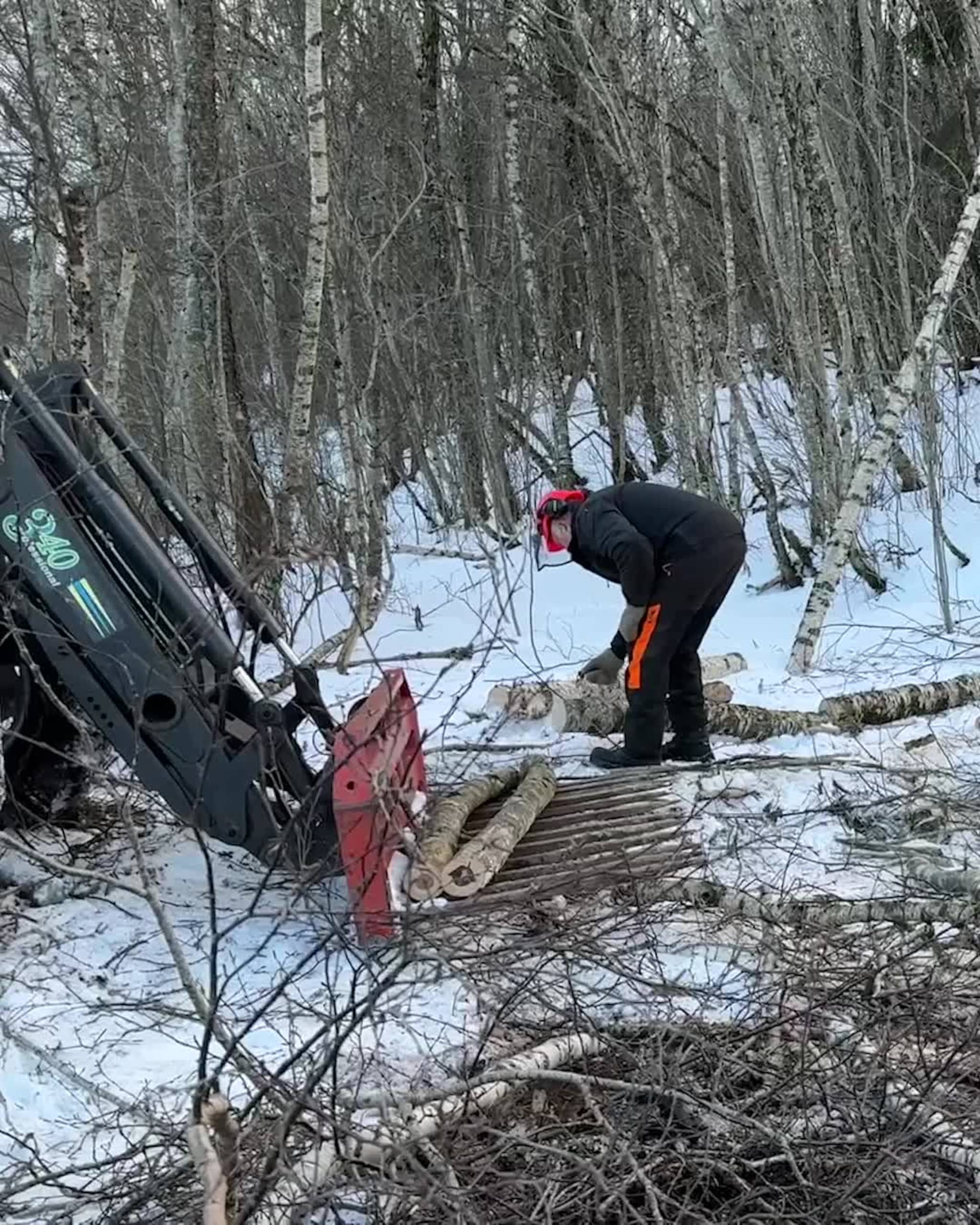 Hverken alder eller snø er en hindring for denne gjengen