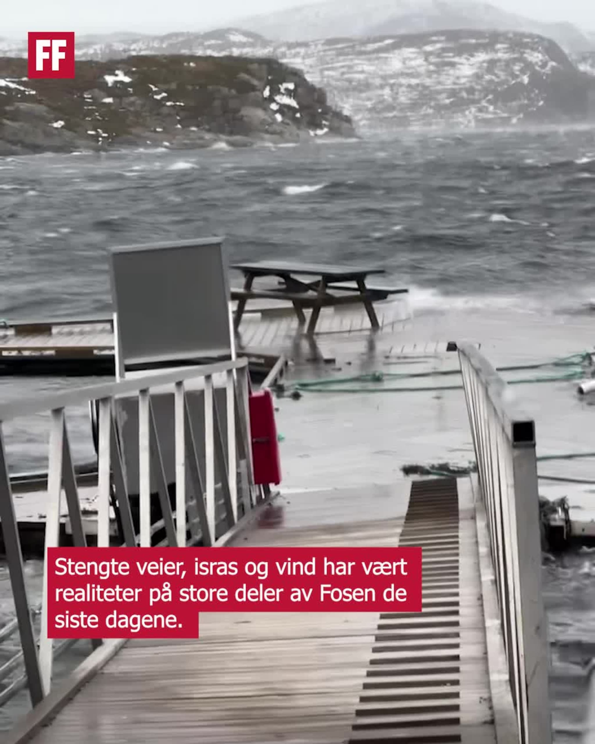 Stengte veier over hele Fosen