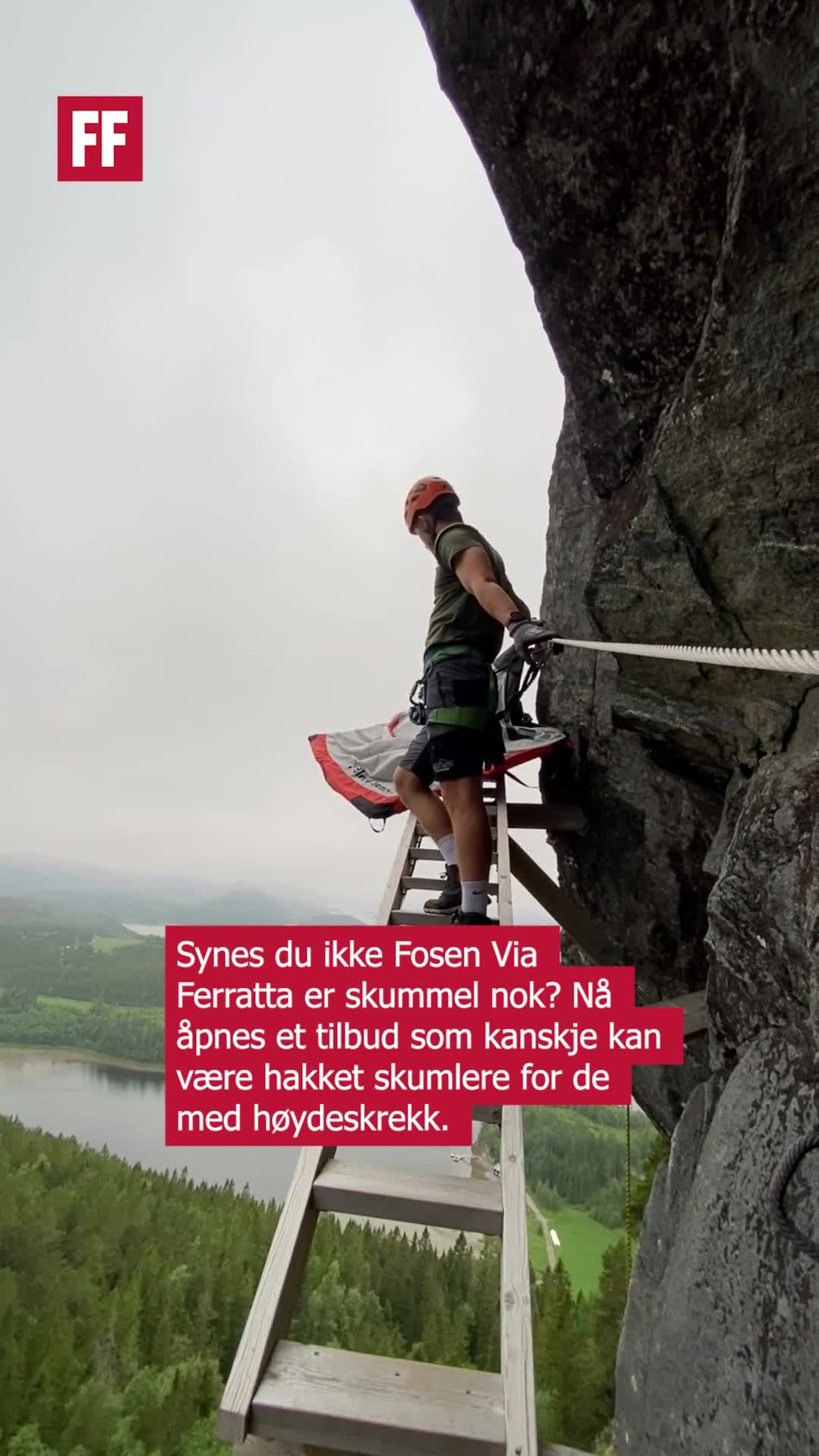 Her kan du sove 60 meter over bakken