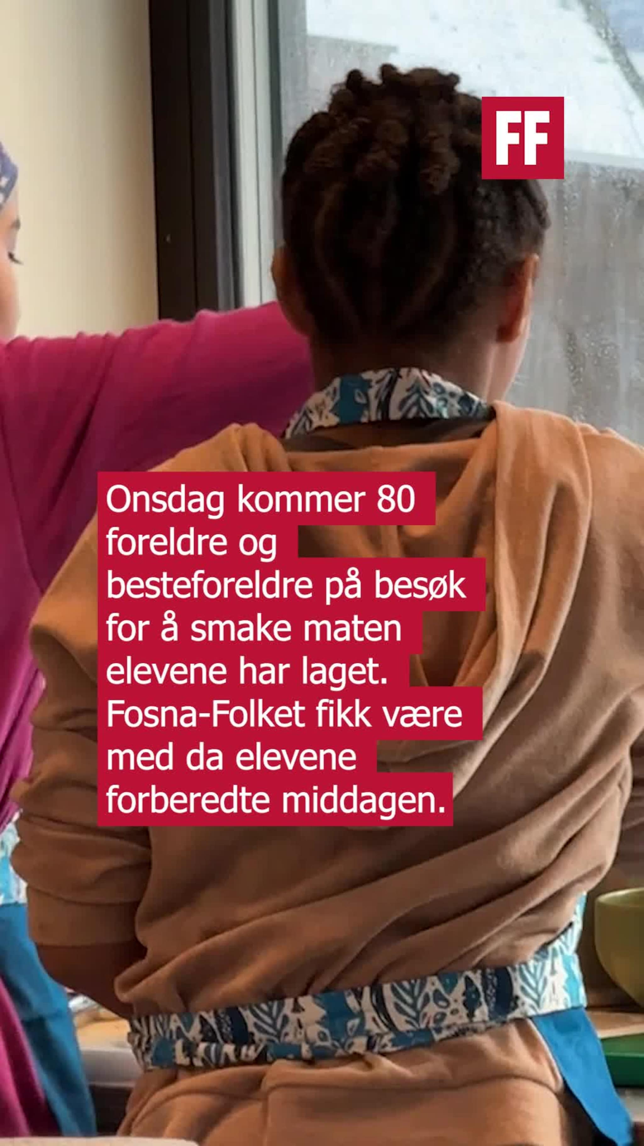 Elever lagde mat til 80 gjester