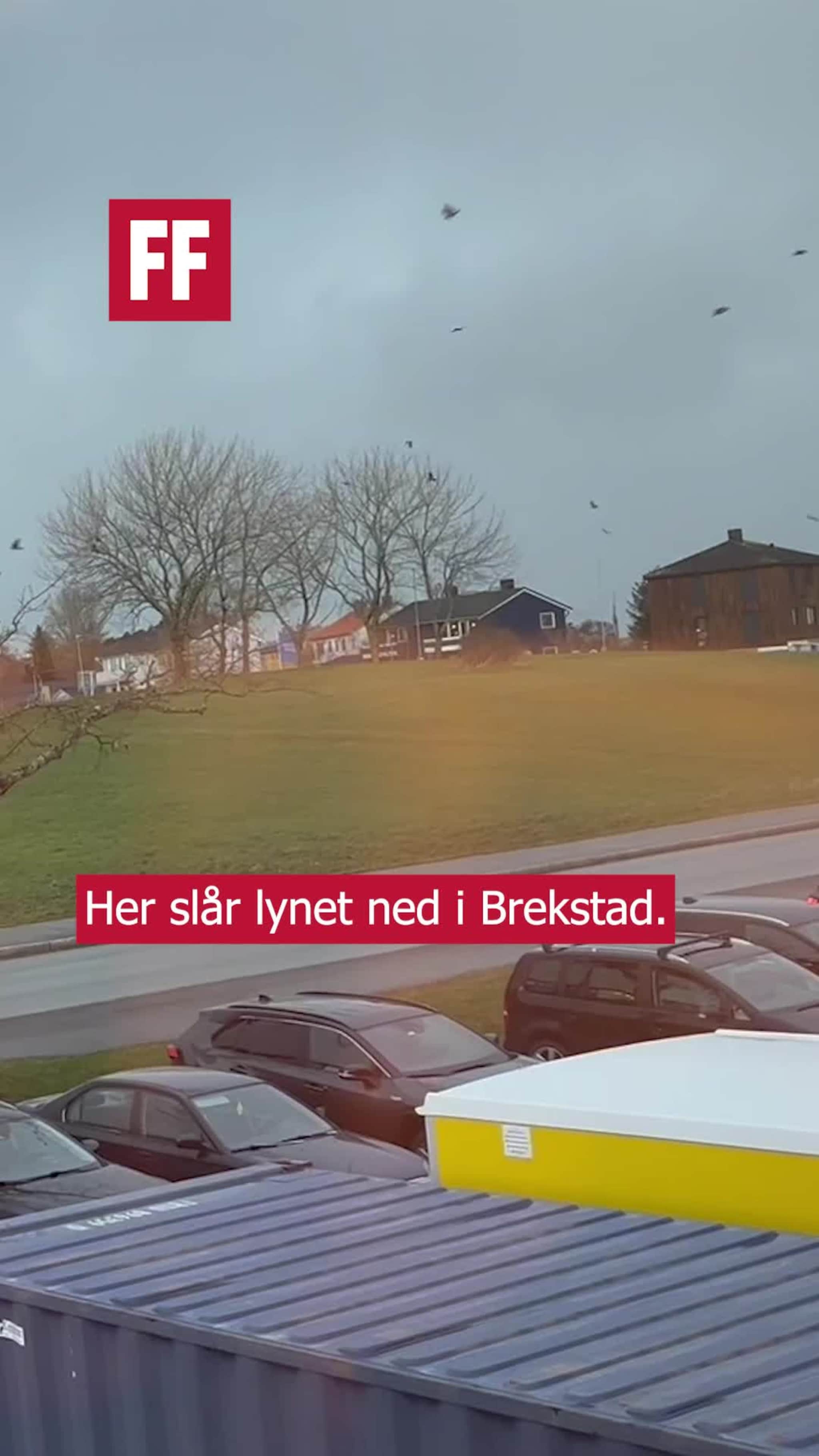 Stort uvær på Fosen i November