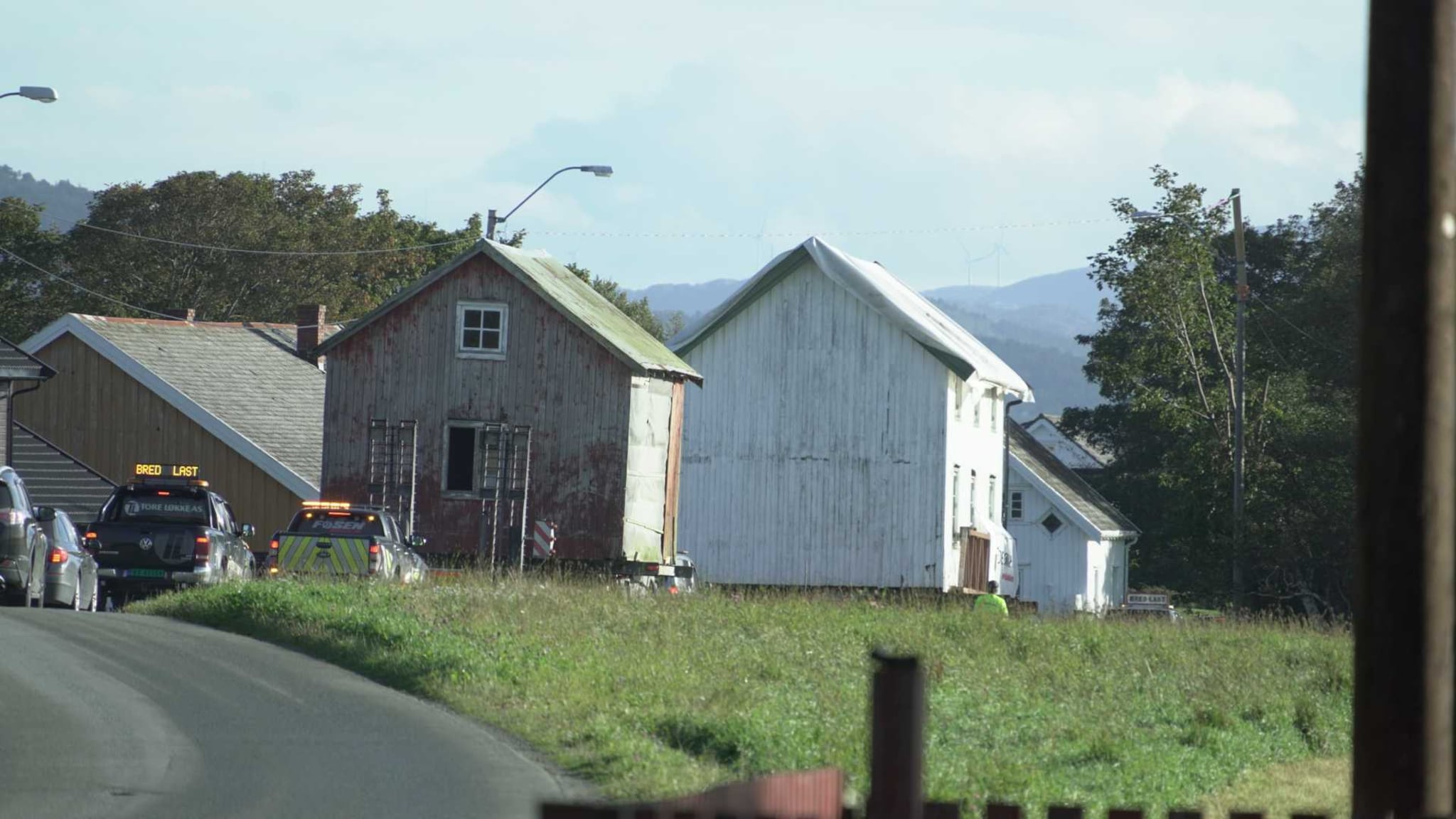 To hus flyttes gjennom Brekstad