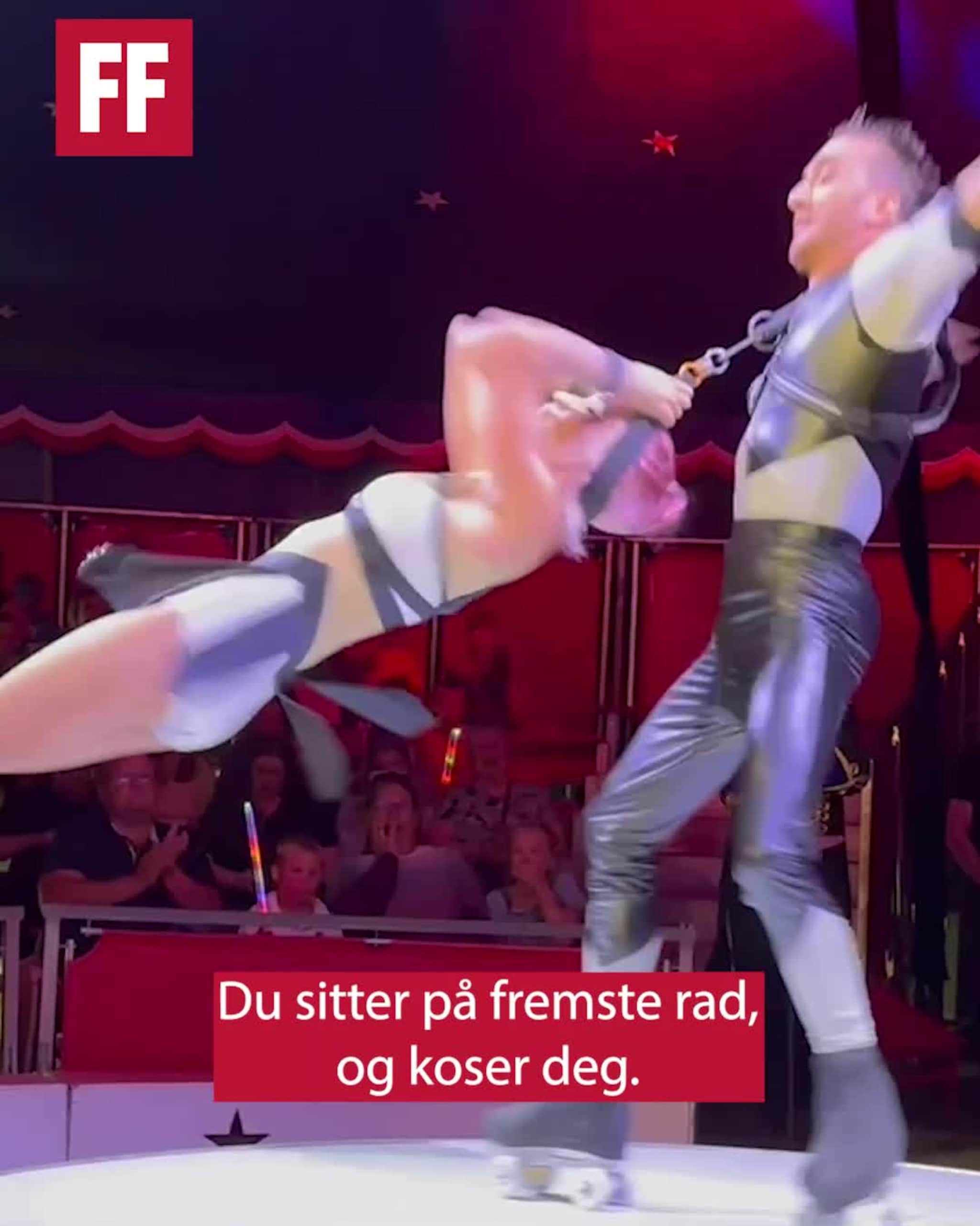 Her går det galt på sirkusmanesjen