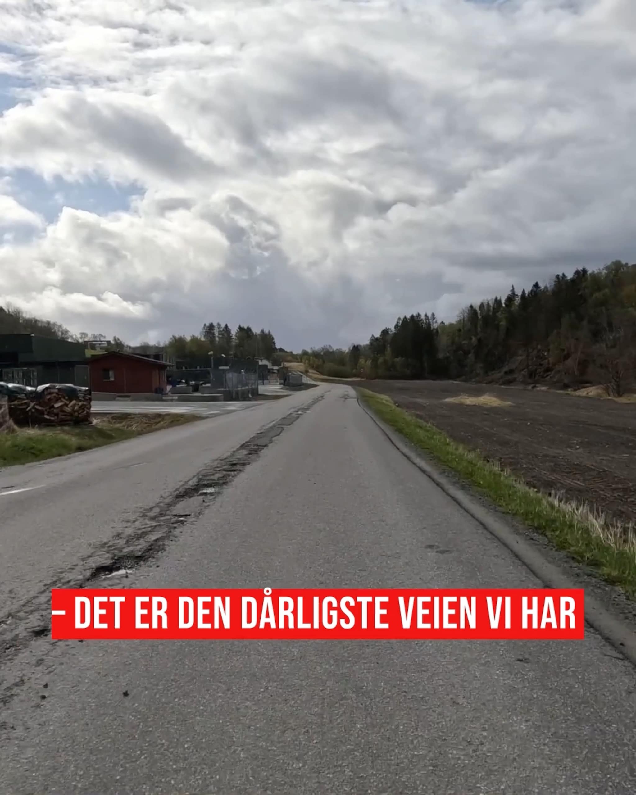 – Det er den dårligste veien vi har 