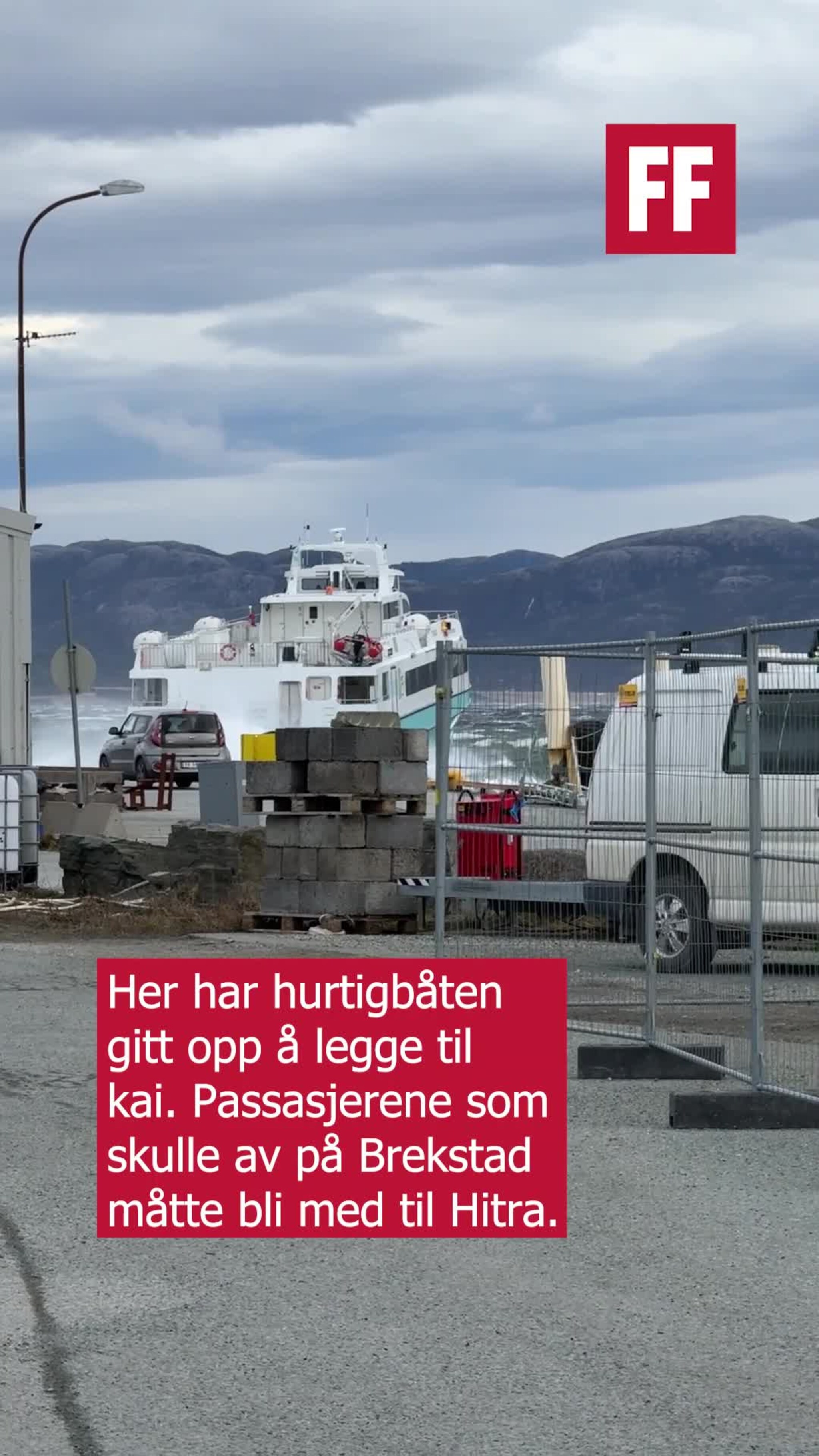 Hurtigbåten klarer ikke legge til
