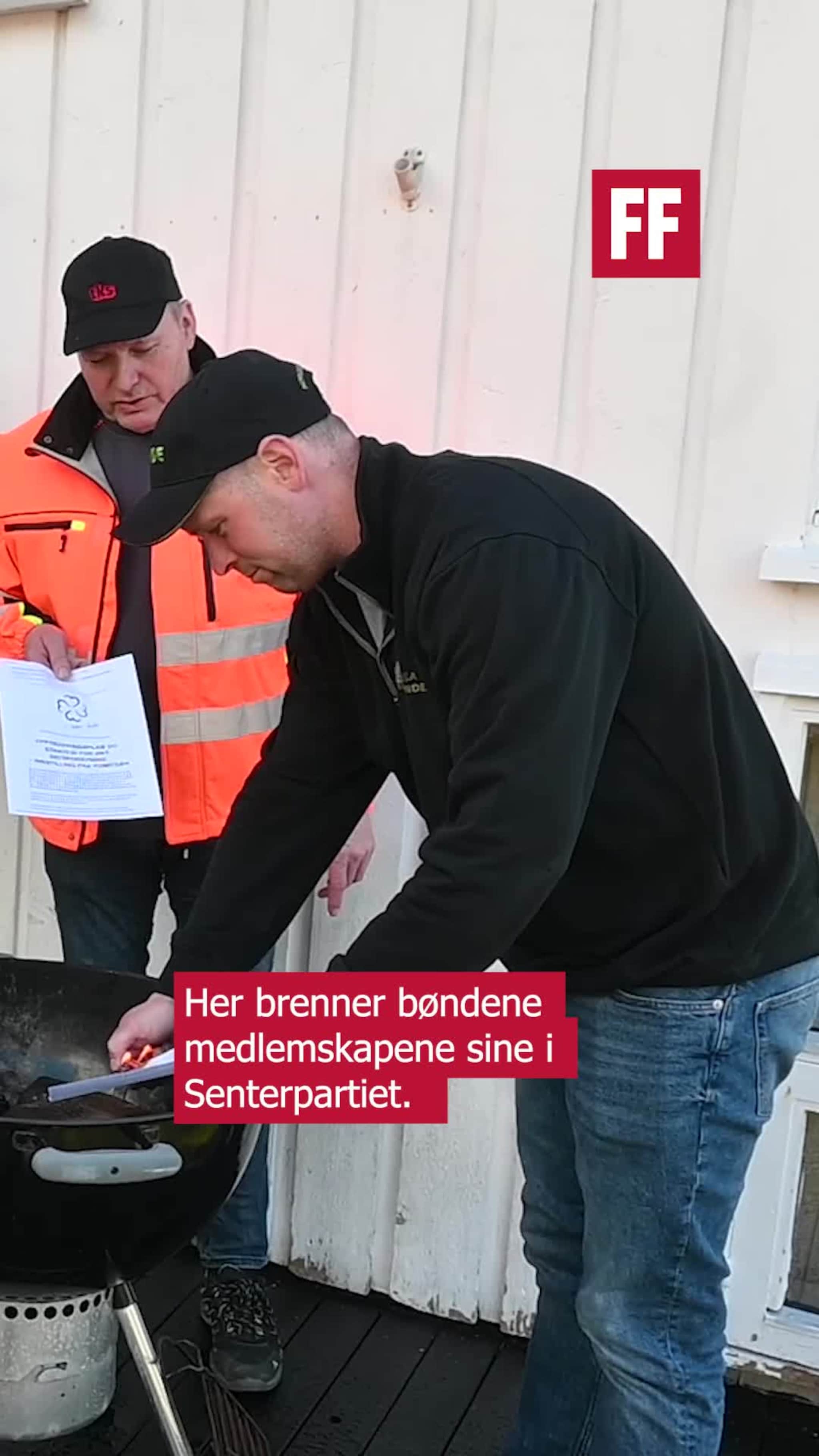 Her brenner bøndene Sp-medlemskapet sitt