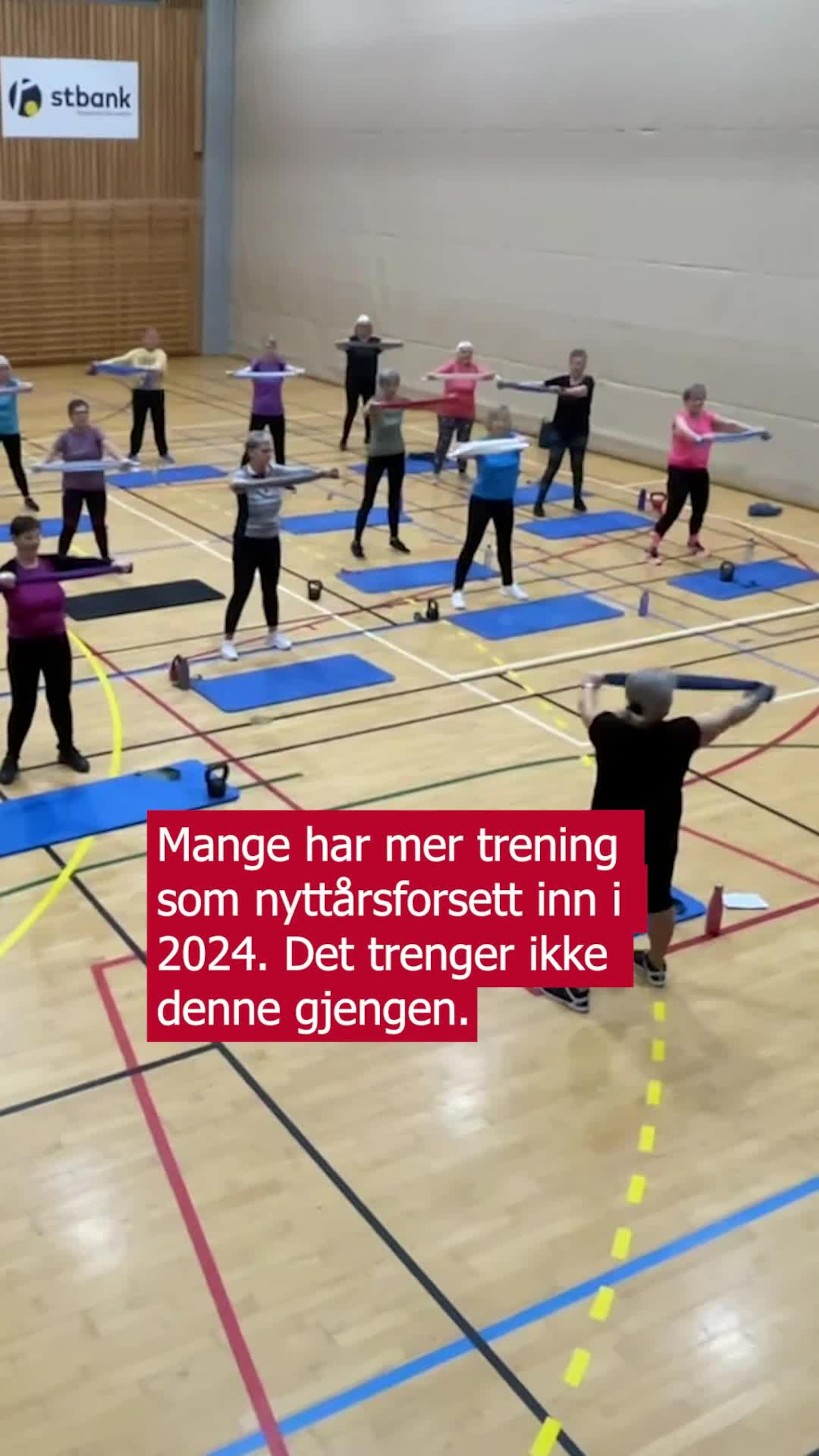 Alder er ingen hindring for de treningsvillige damene