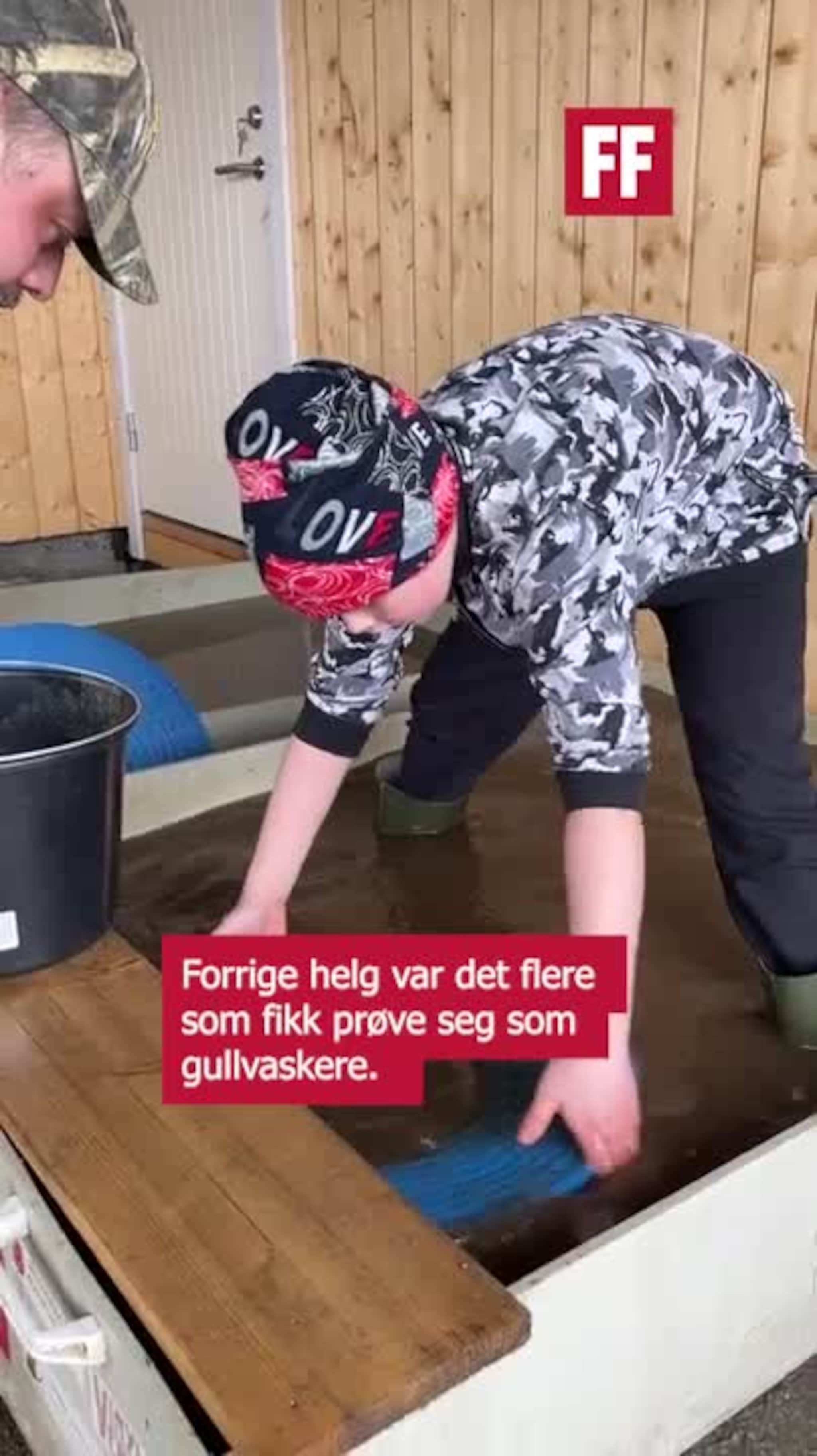 Lærte å vaske etter gull