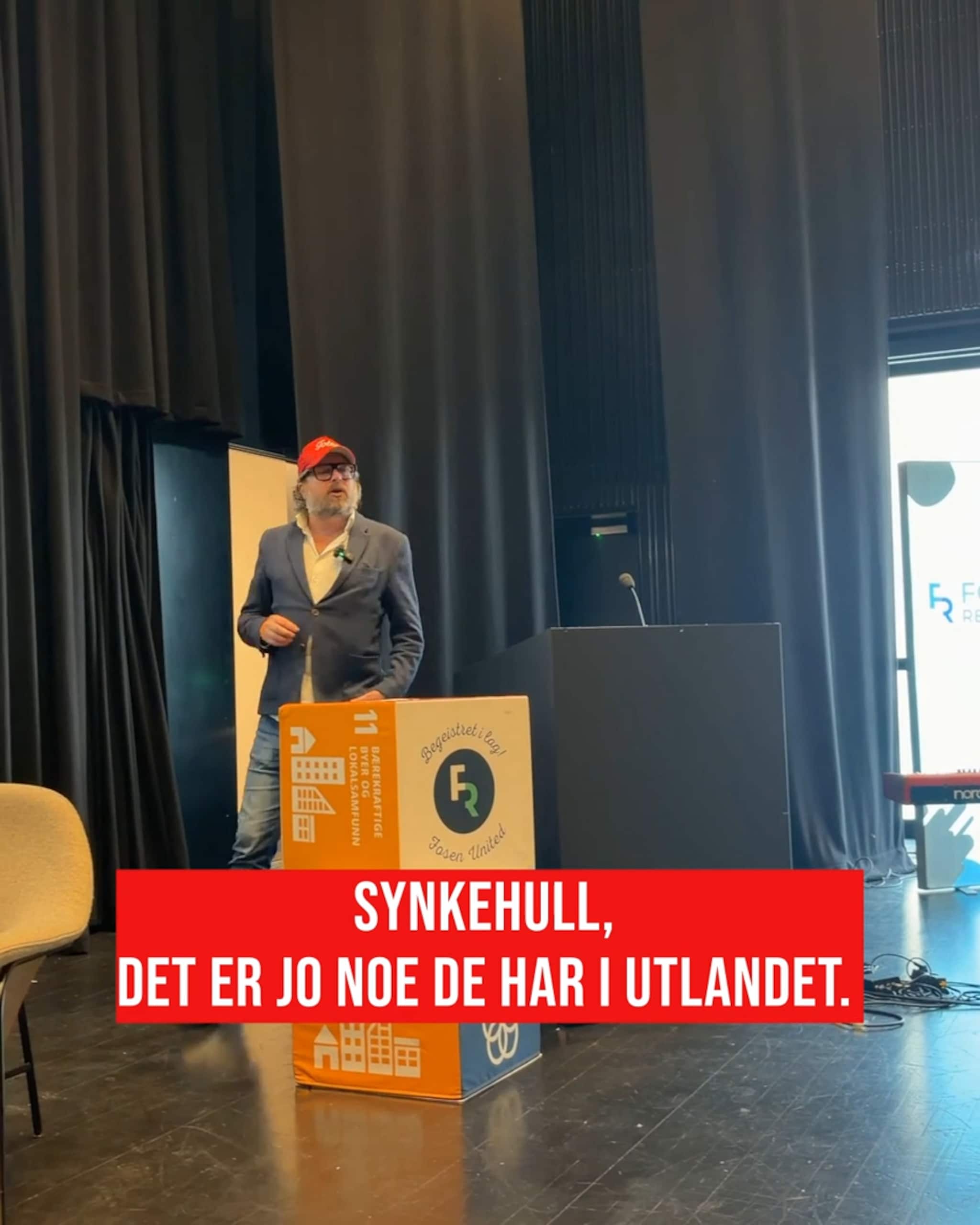 BAdesKen på Fosen: – Har vi synkehull i Norge? Ja, vi har visst, det gitt. 