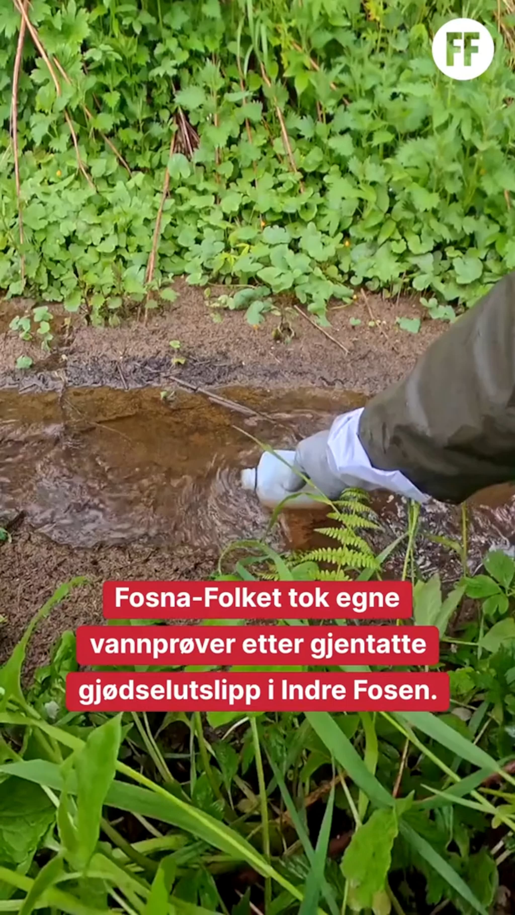 kraftig forurenset kanal 