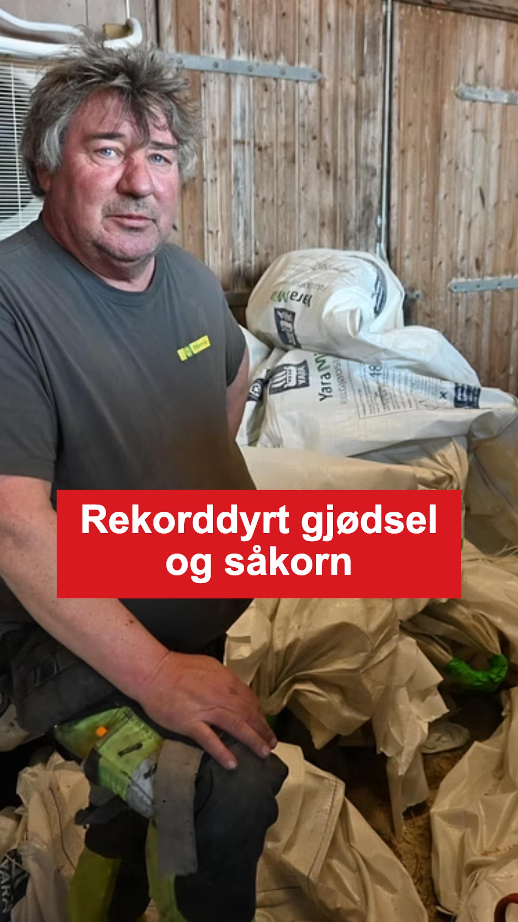 Rekord dyrt gjødsel 