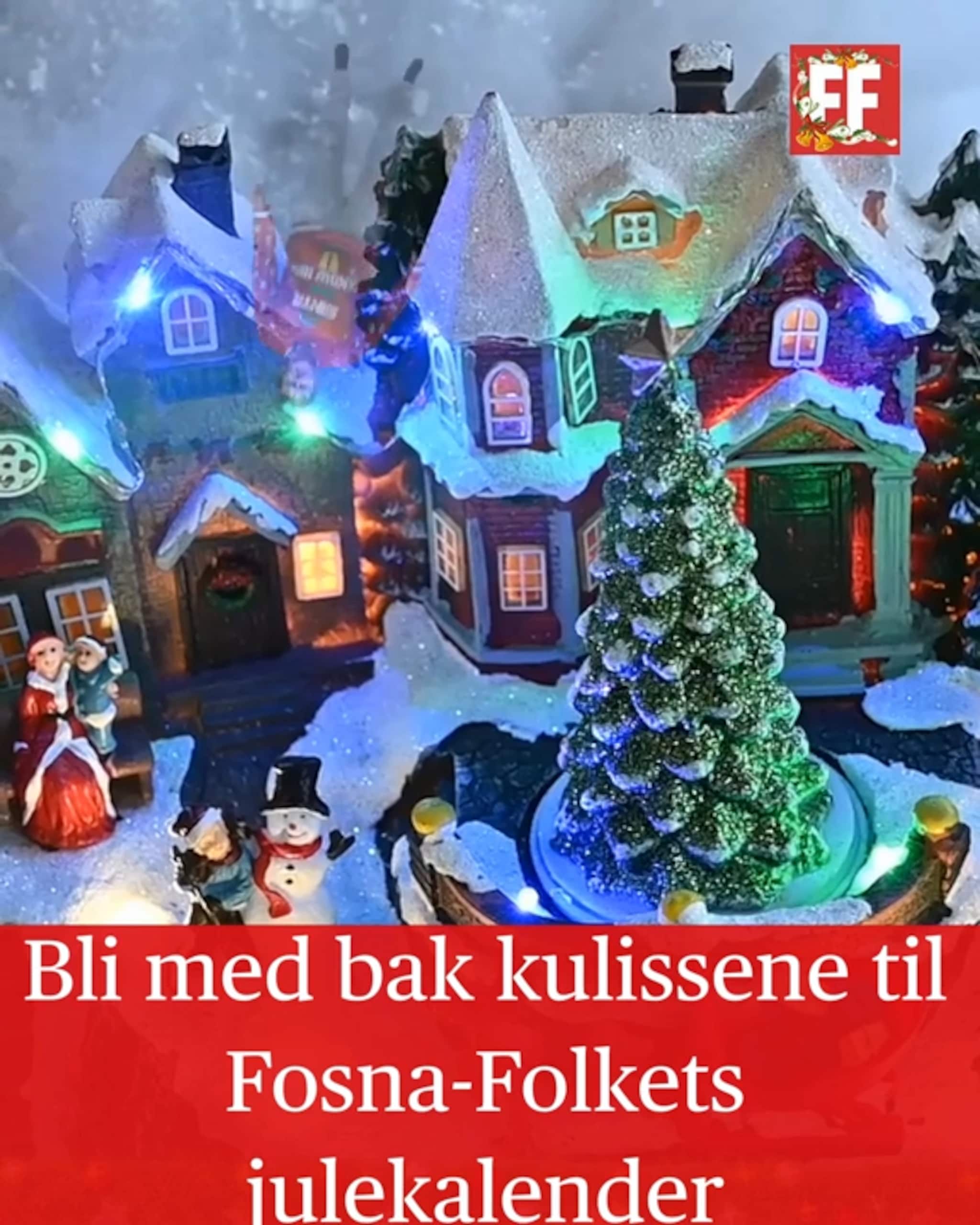 Julekaos hos Fosna-Folket. Bli med bak kulissene.