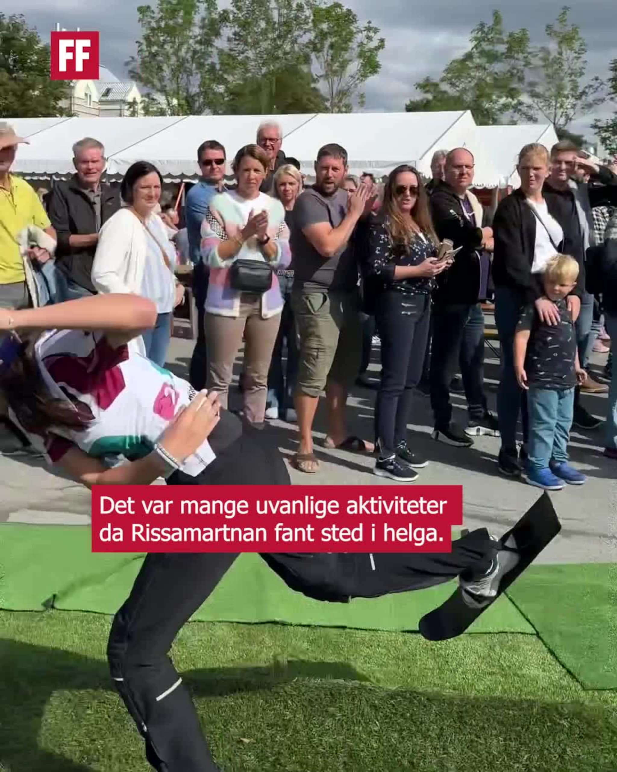 Skihopp, sukkerspinn og badeender – det var ei vellykka Rissamartnan i helga