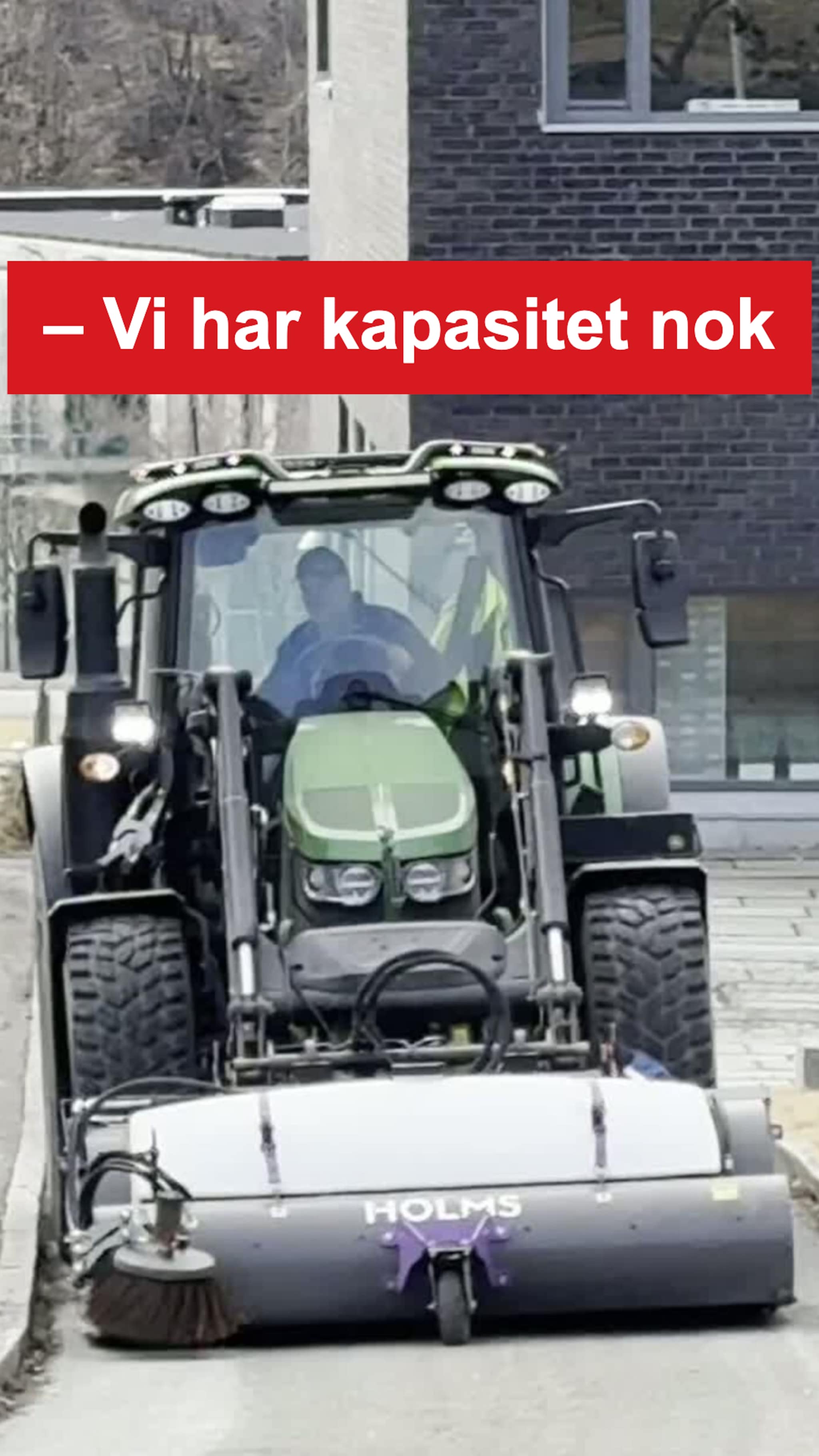 Jobber på for bare veier