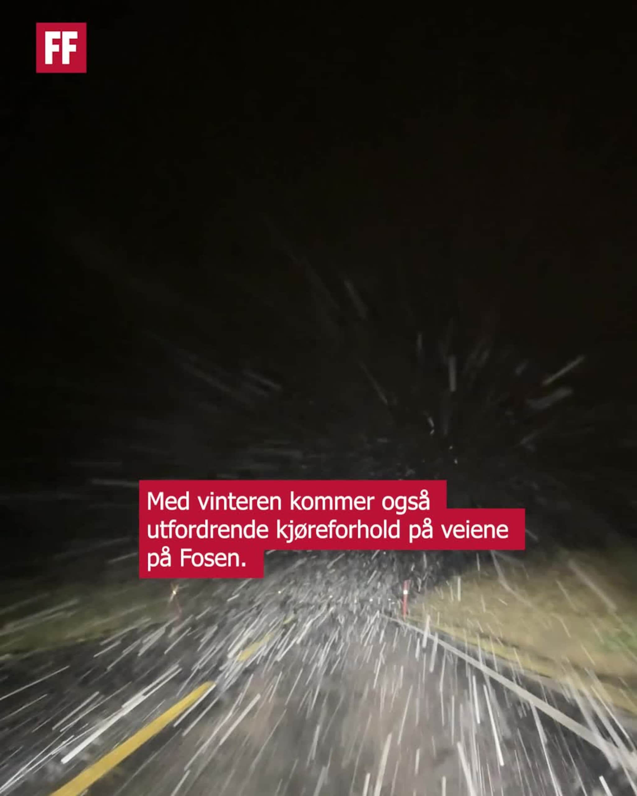 Kjøreforholdene begynner å bli utfordrende