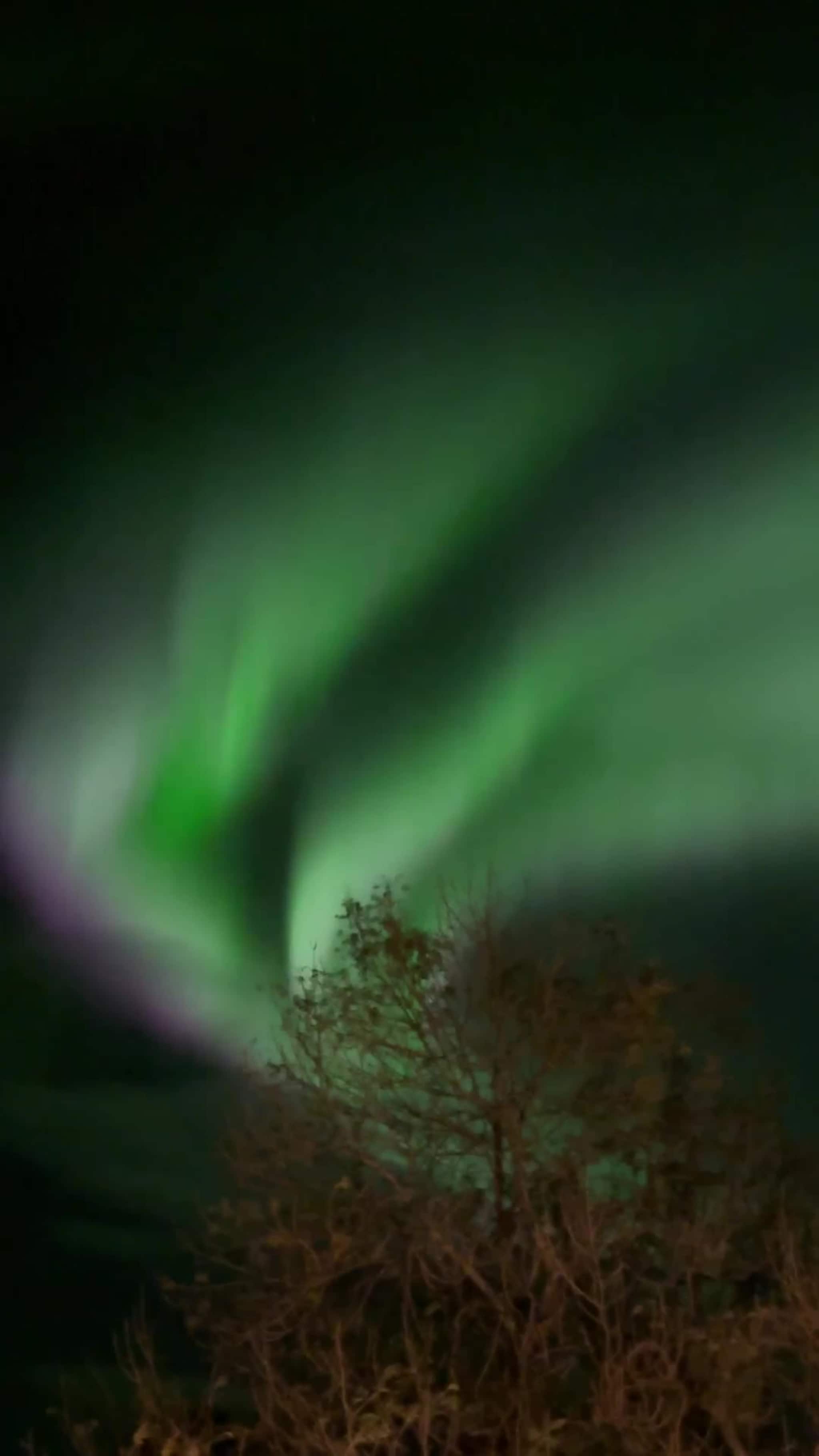 Spektakulært nordlys-show