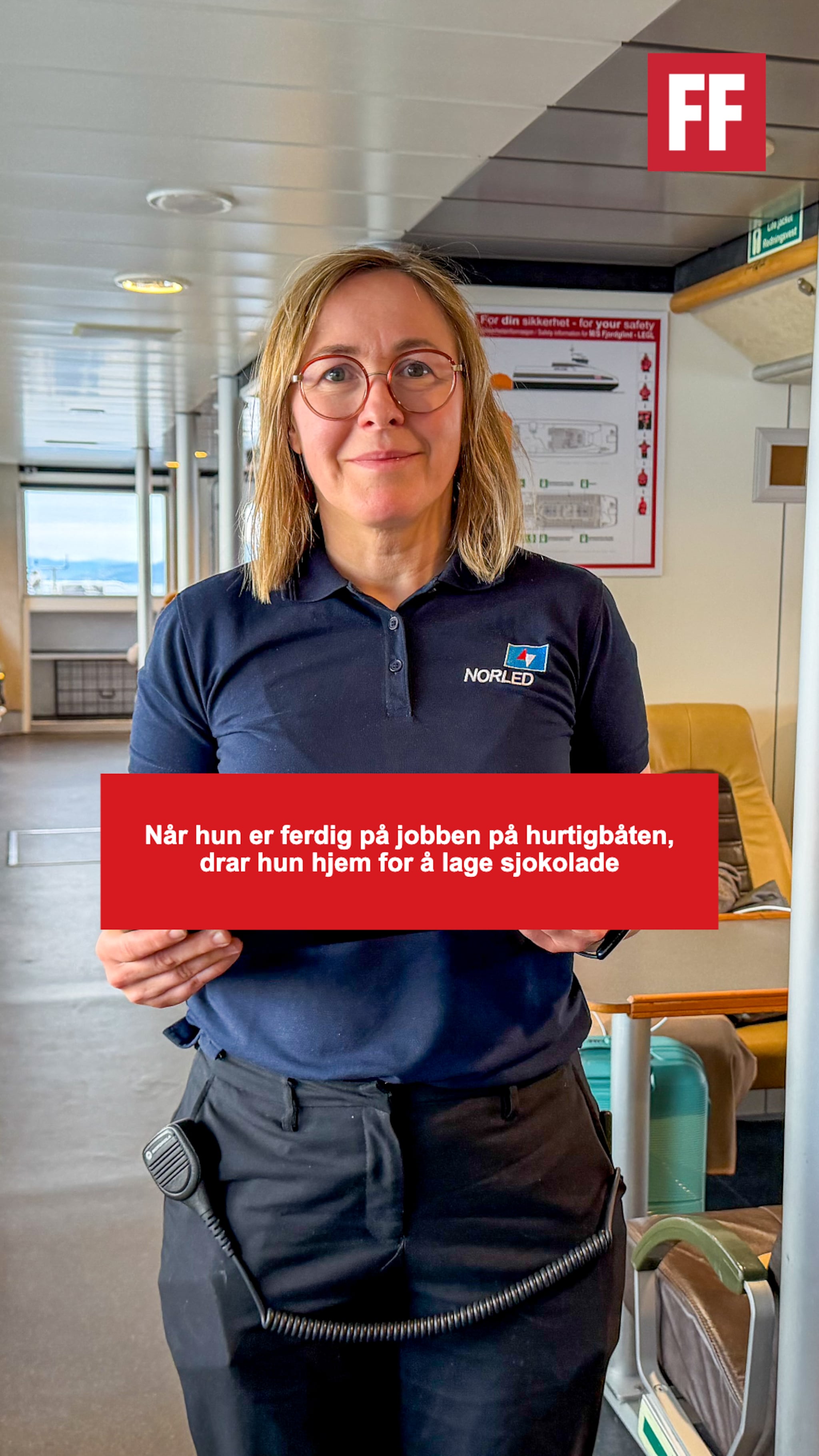 Kombinerer hurtigbåt med sjokolademaking