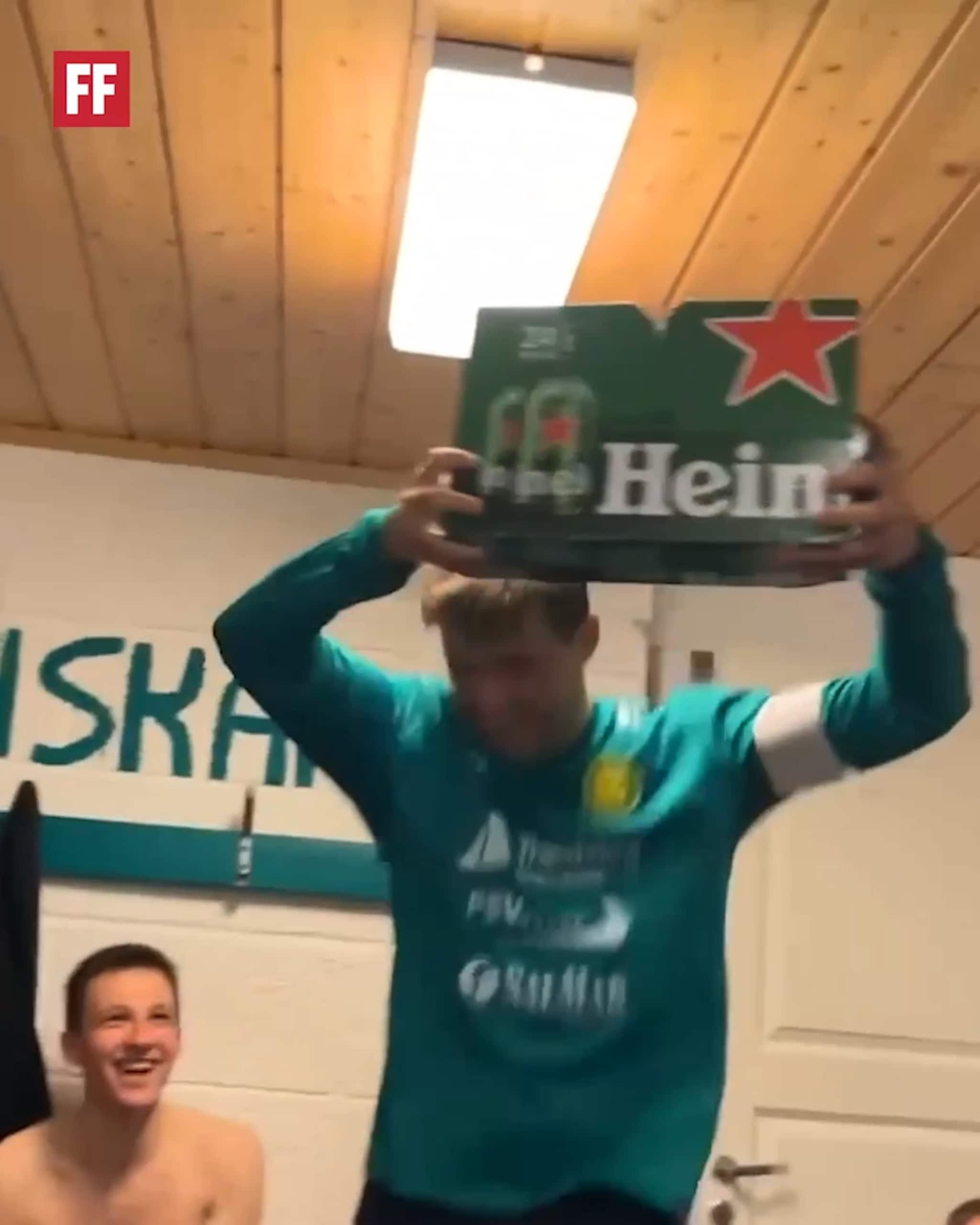 Fikk øl fra tysker etter triumf