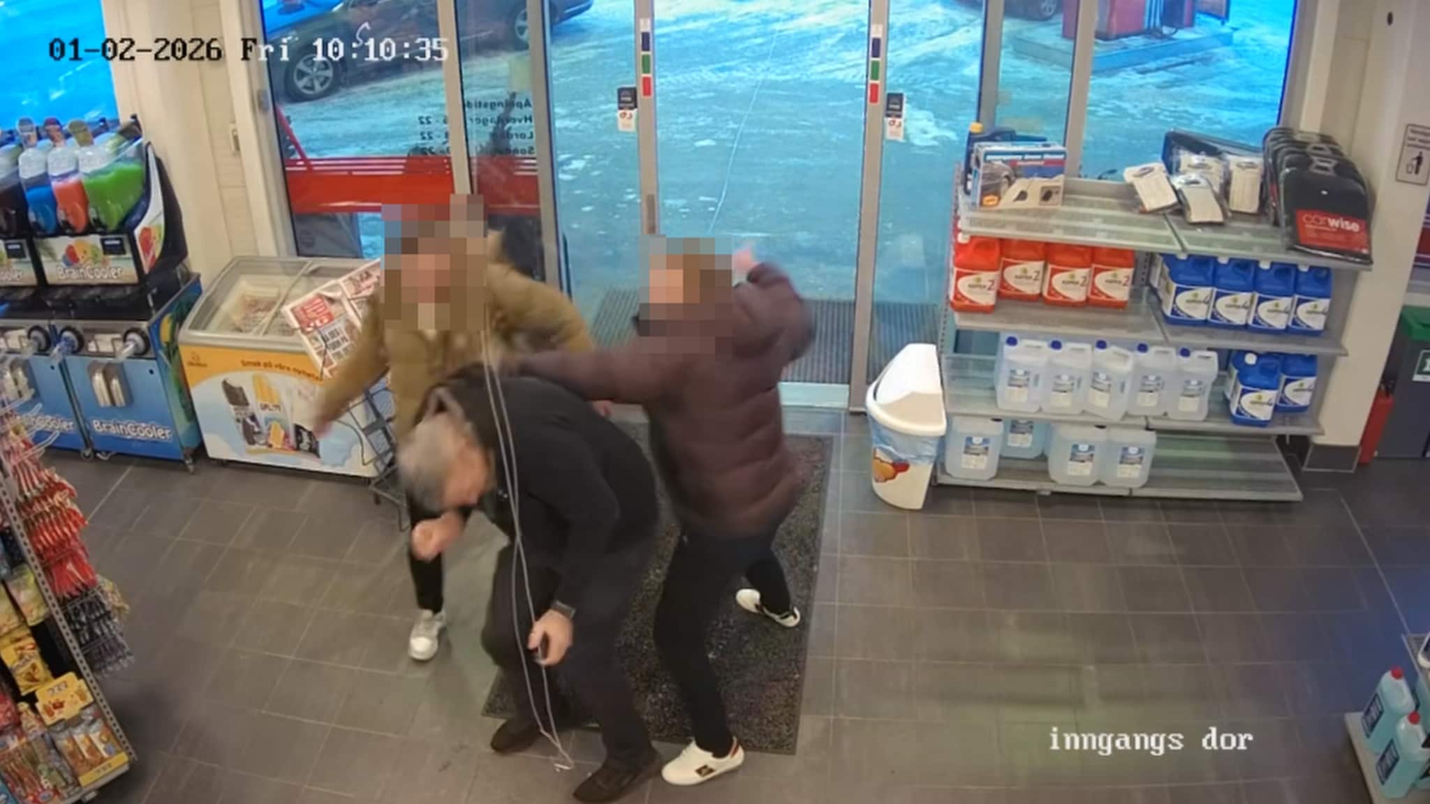 Her blir Vidar overfalt på jobb