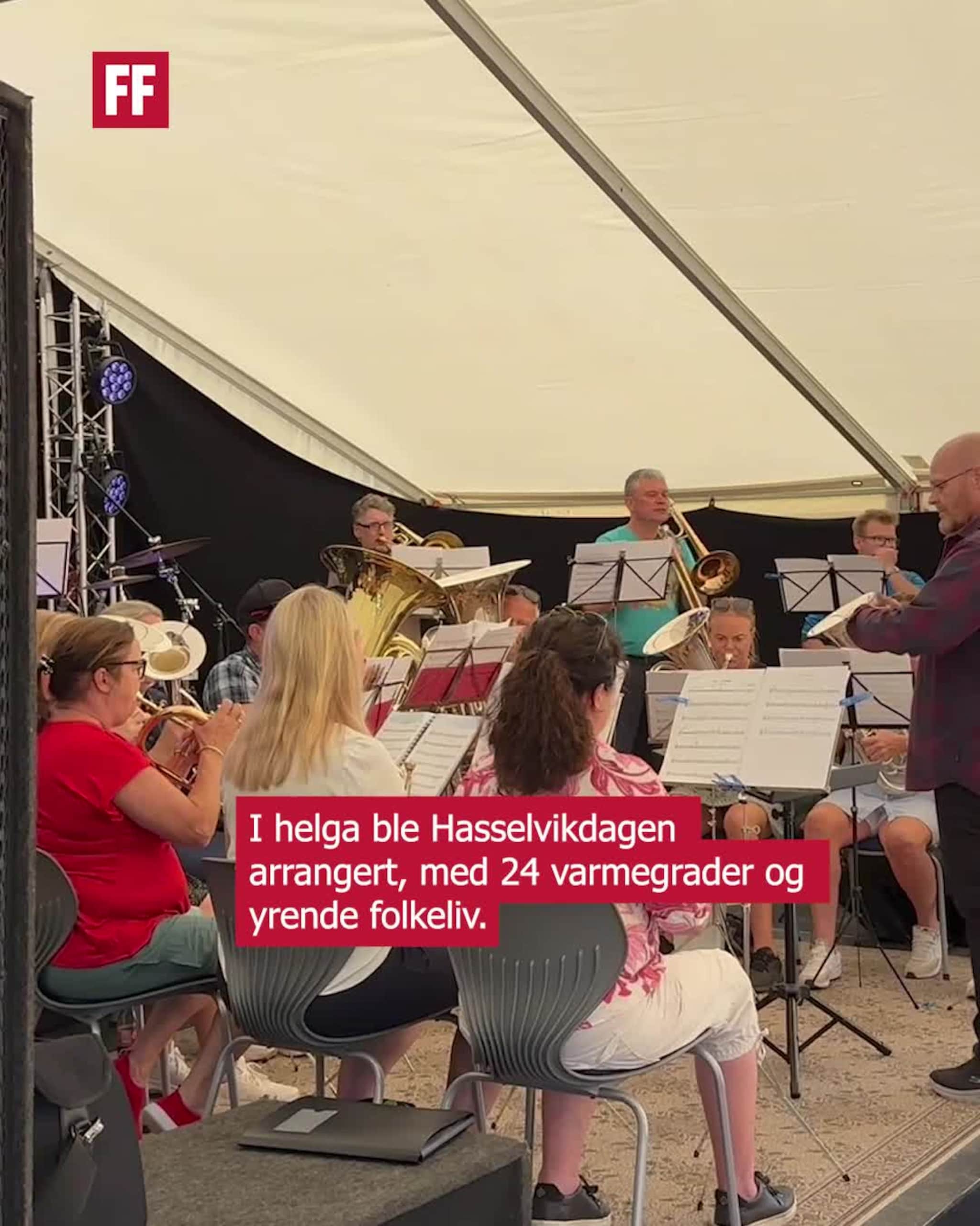 Yrende folkeliv under Hasselvikdagen