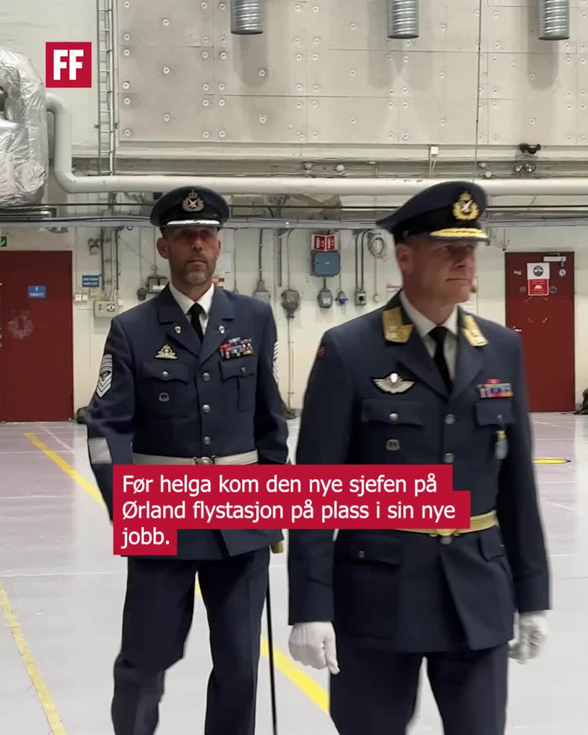 Nå har Ørland flystasjon fått ny sjef