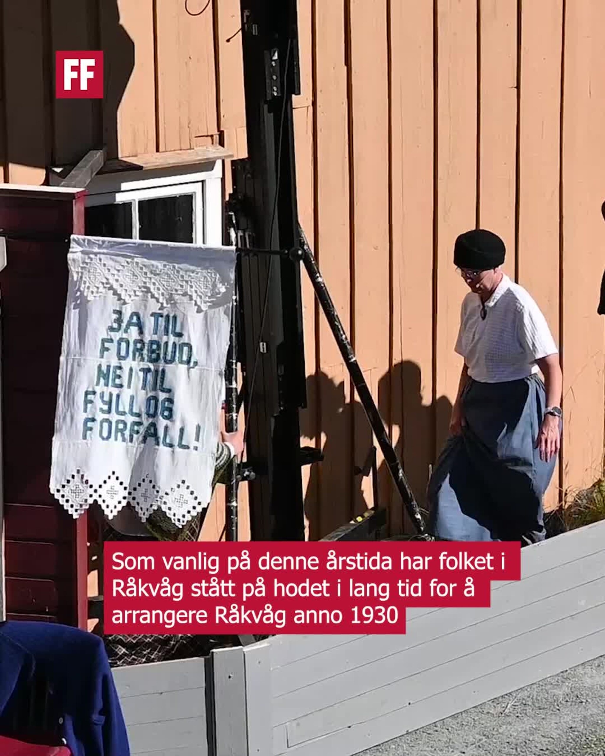 Arrangerer teater om forbudstida