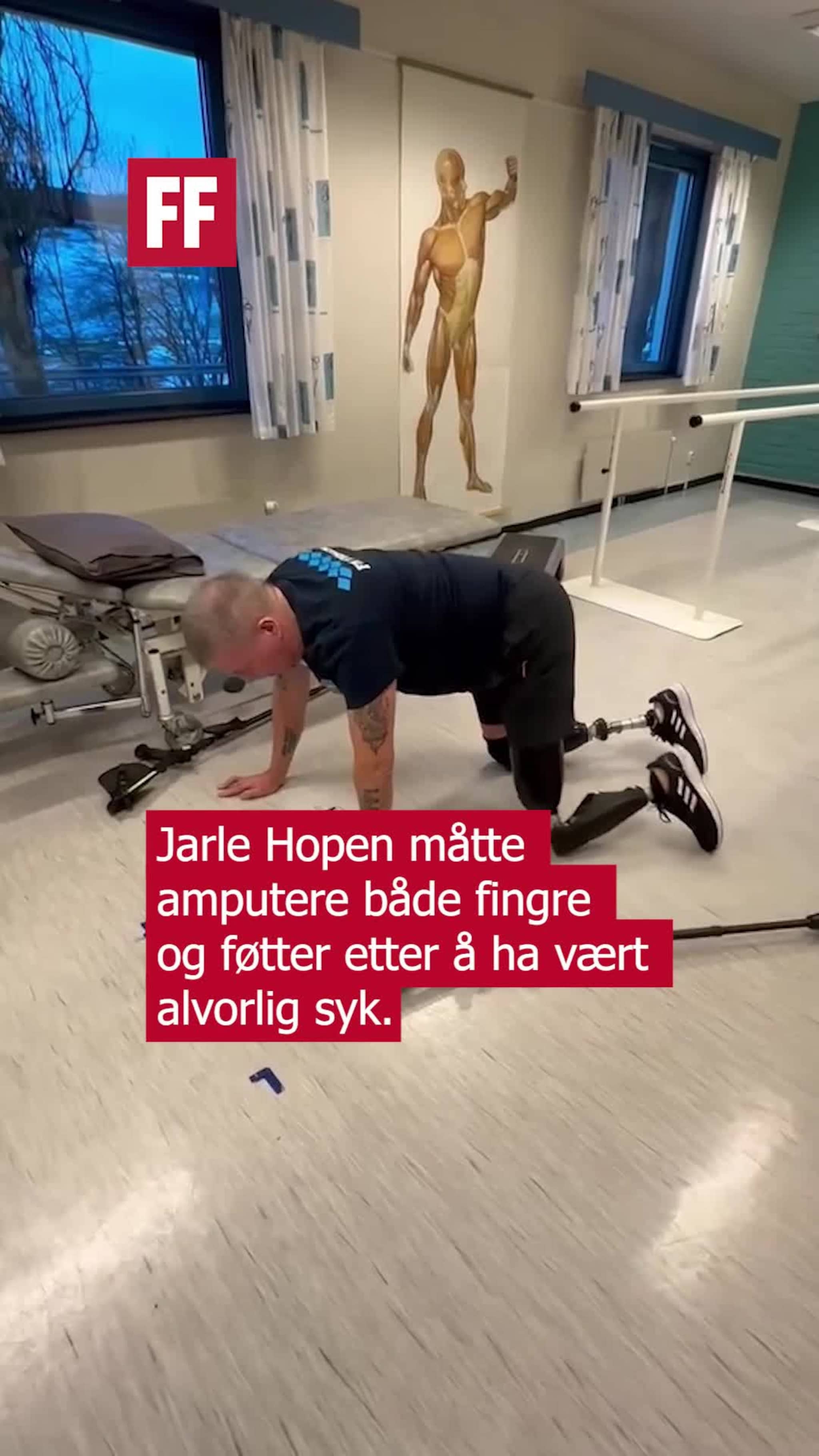 Jarle Hopen kommer seg på beina igjen