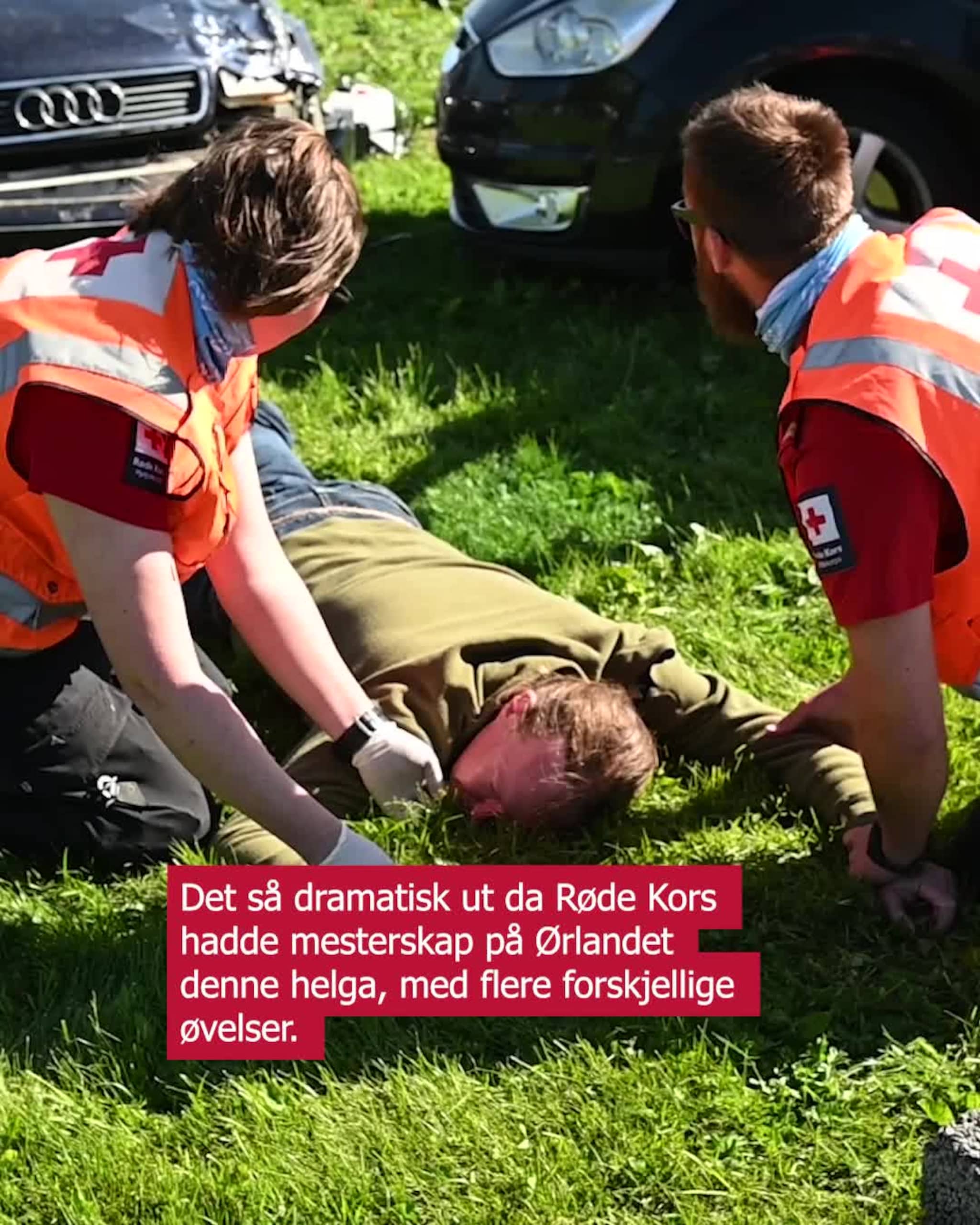 Dramatisk øvelse med Røde Kors
