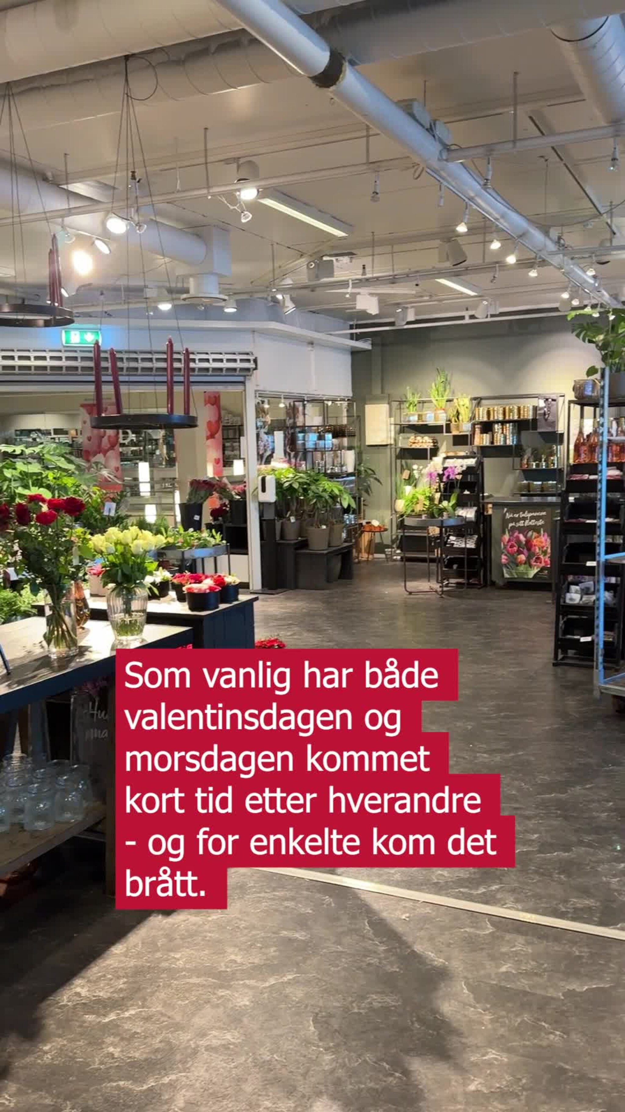 Mange etternølere dagen etter valentinsdagen