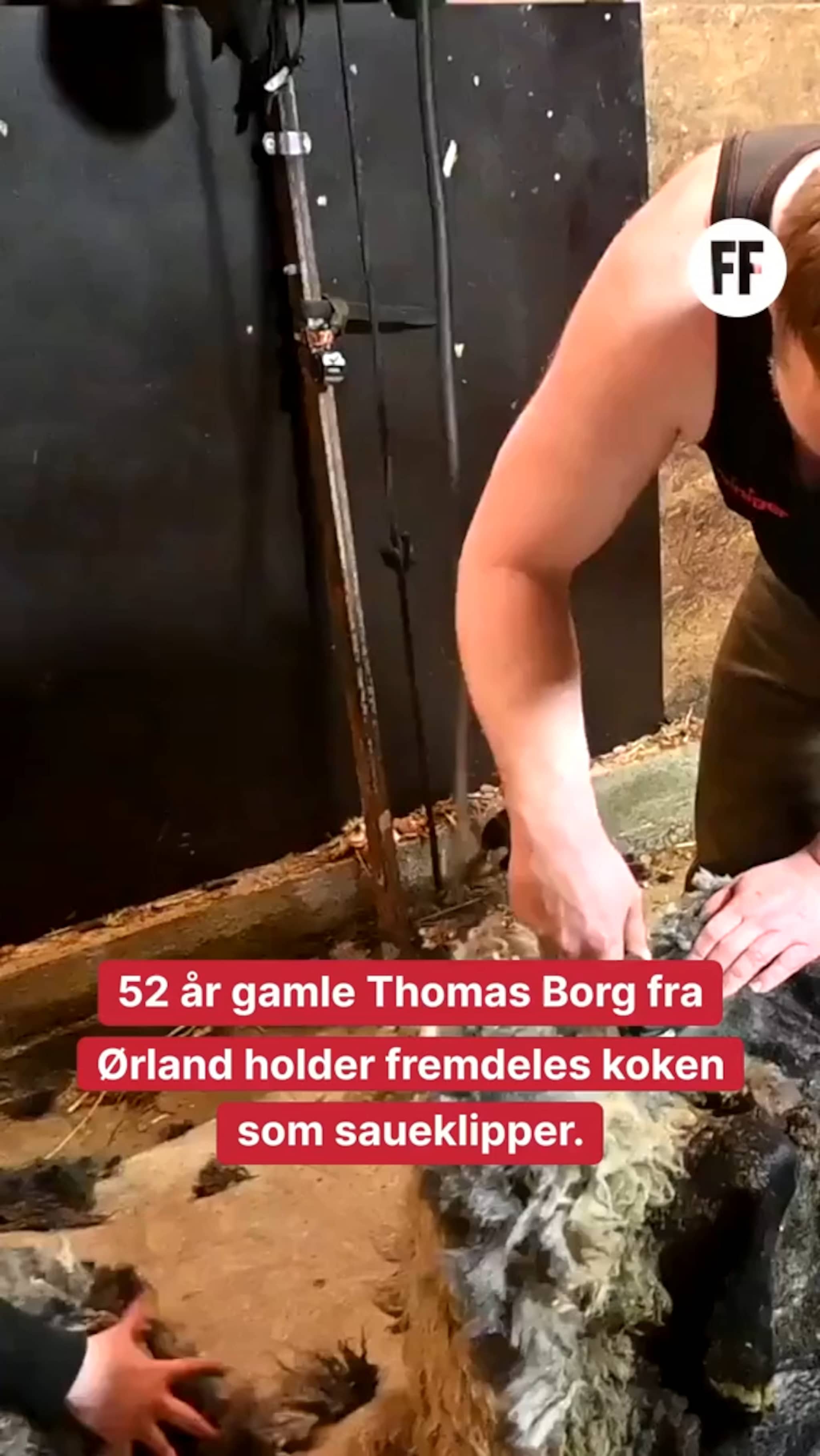 52 åringen holder tritt med saueklipperne 