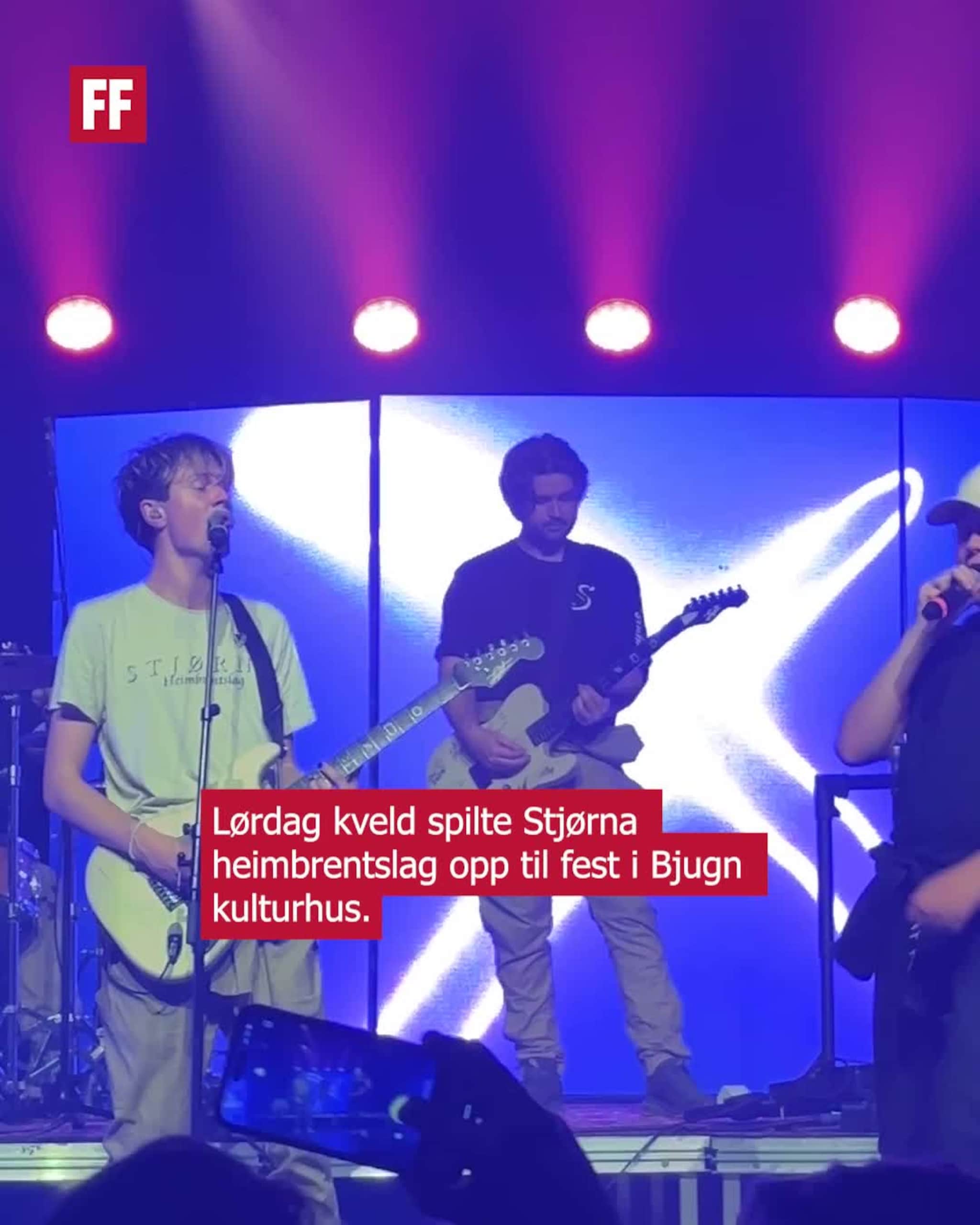 Lokalt band spilte opp til fest – og publikum var helt med på notene